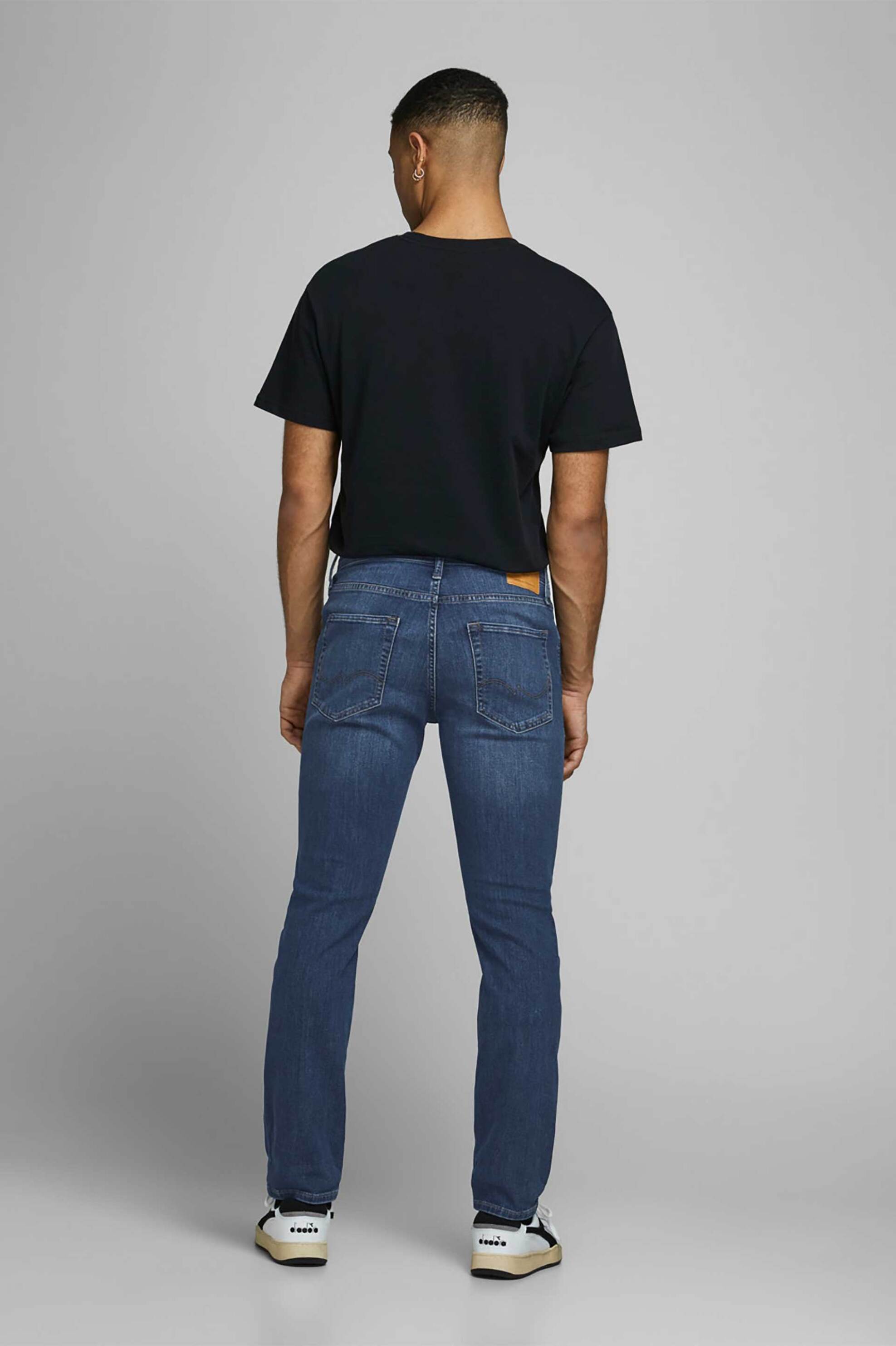 Jack Jones Ανδρικό Τζιν Παντελόνι Πεντάτσεπο Slim Fit Glenn Original Am814 - 12152347-** Denim Blue