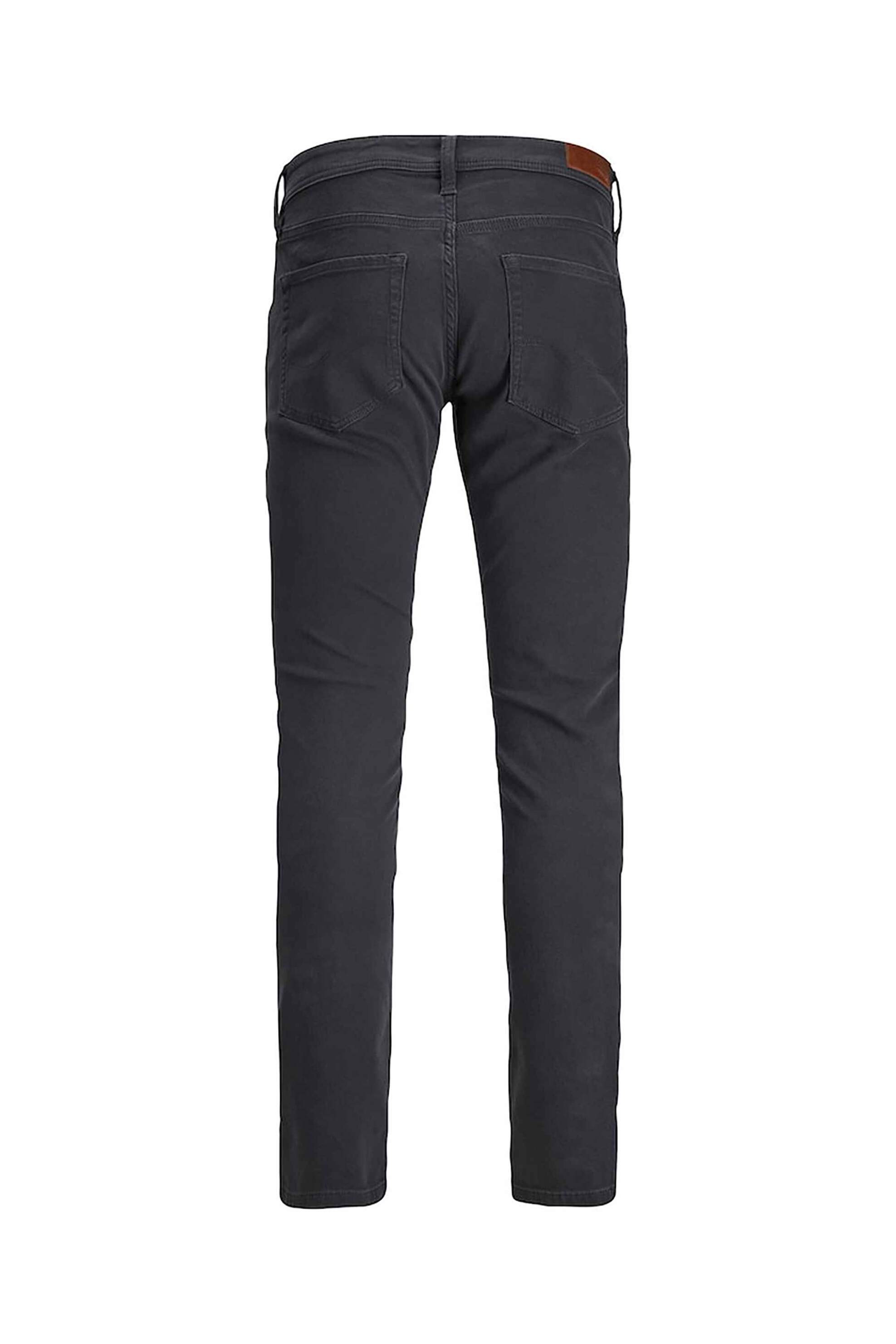 JACK & JONES ανδρικό τζιν παντελόνι πεντάτσεπο Slim Fit "Glenn Icon" - 12242355 Ανθρακί φωτογραφία