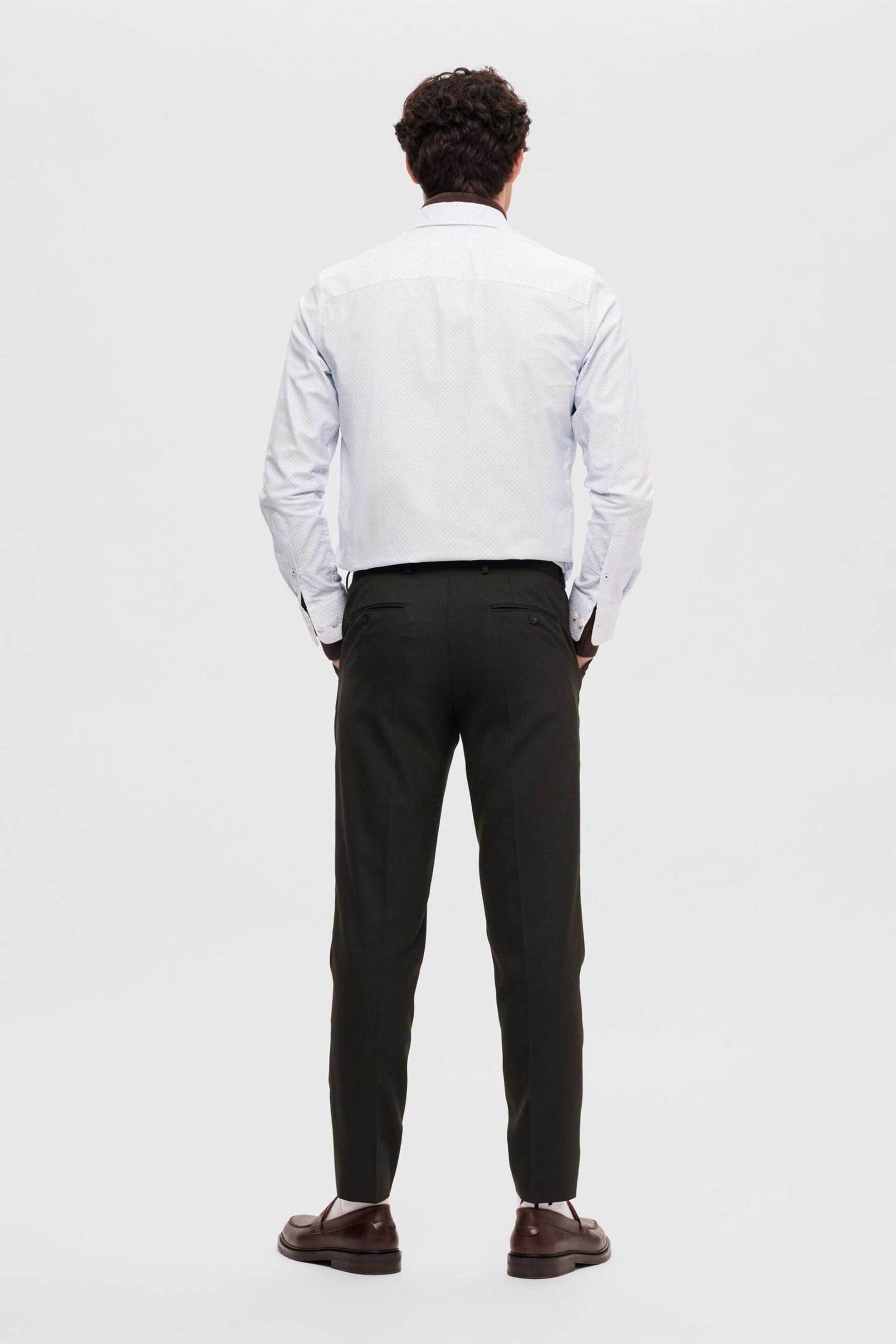 Selected Ανδρικό Πουκάμισο Μονόχρωμο Slim Fit - 16090212 Λευκό
