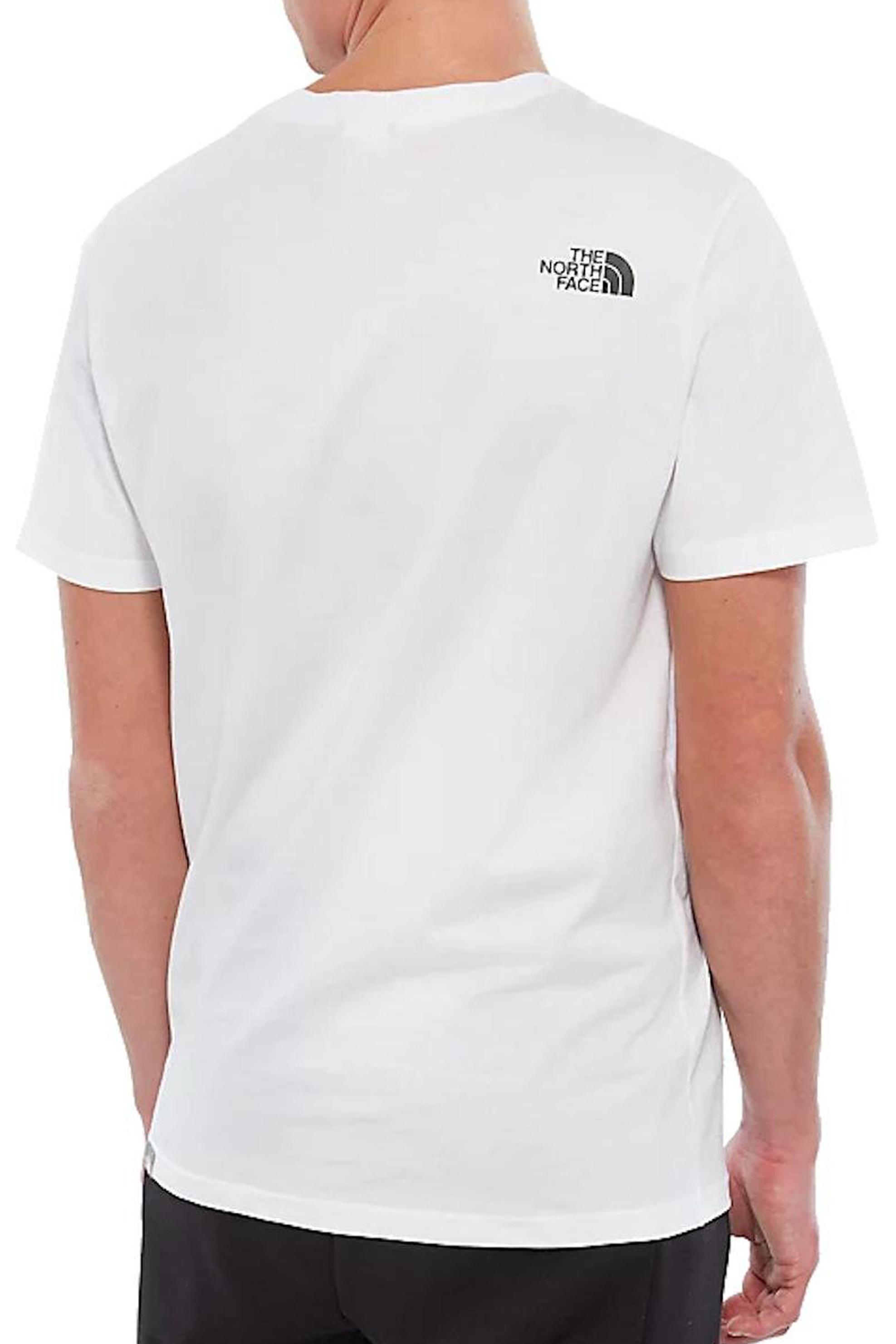 The North Face ανδρικό T-shirt με logo print ''Easy'' - NF0A2TX3FN41 Λευκό φωτογραφία