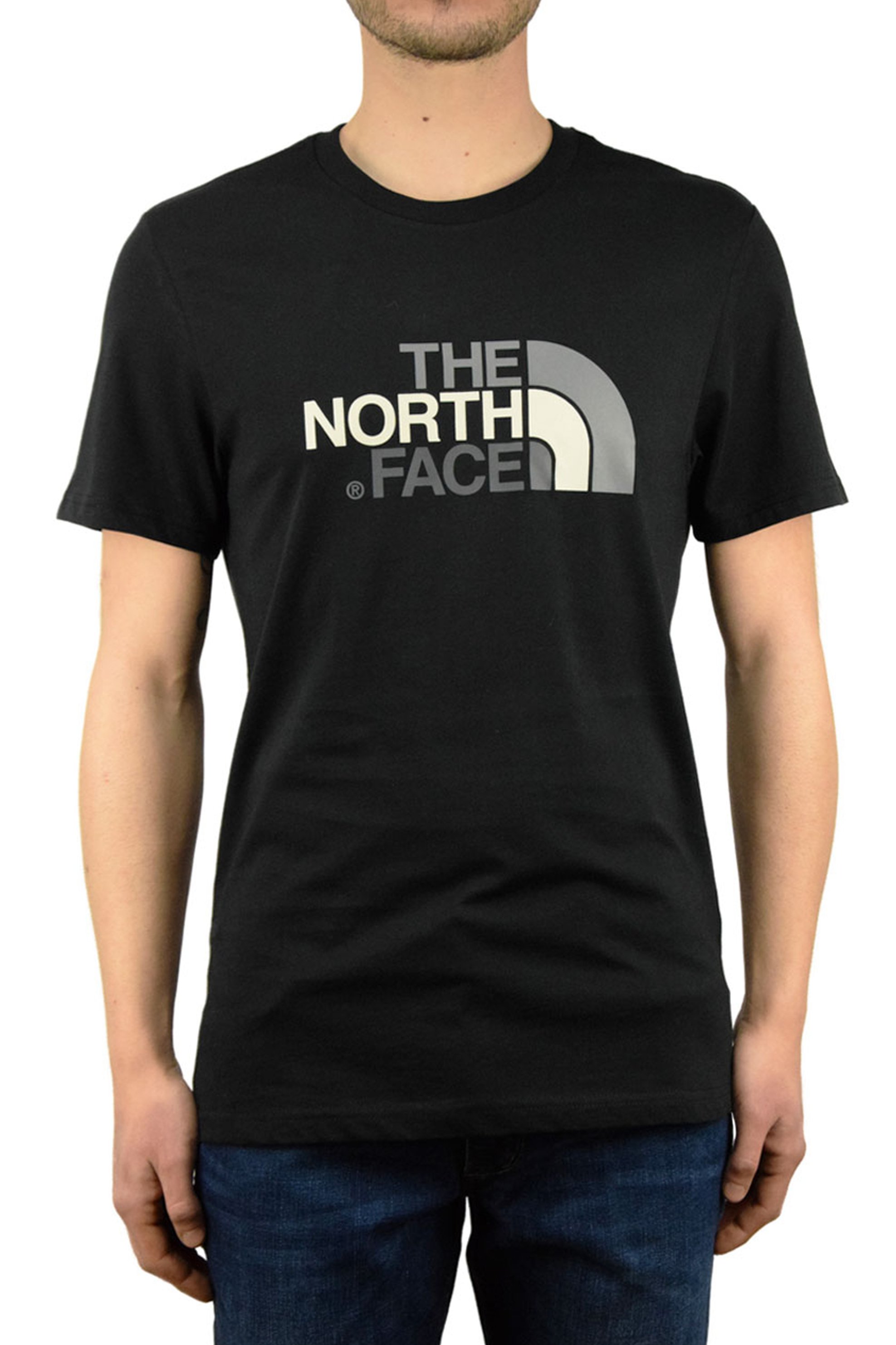 THE NORTH FACE The North Face ανδρικό T-shirt με μεγάλο λογότυπο "Easy Tee" - NF0A2TX3JK31 Μαύρο