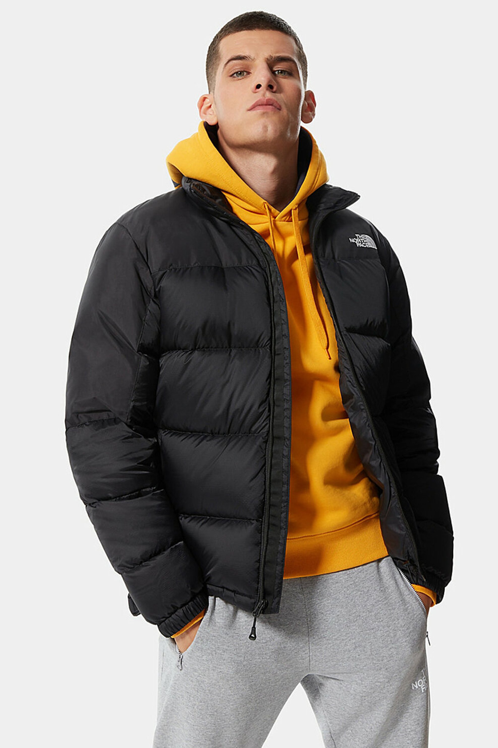 THE NORTH FACE The North Face ανδρικό καπιτονέ μπουφάν μονόχρωμο ''Diablo Down'' - NF0A4M9JKX71 Μαύρο
