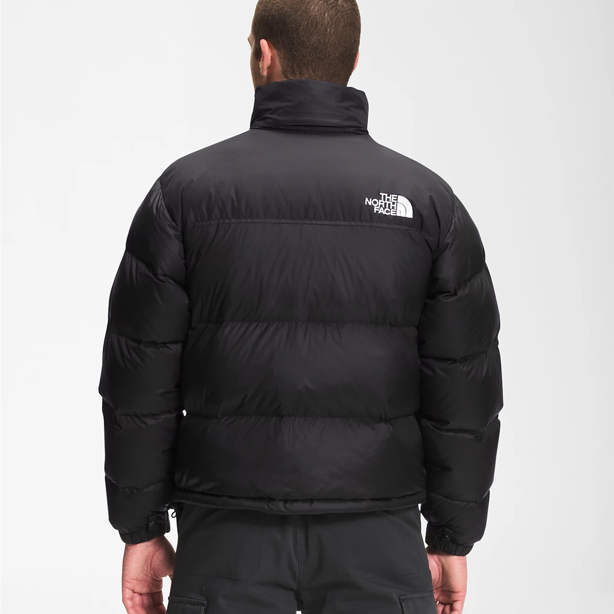 The North Face Ανδρικό Μπουφάν με Καπιτονέ Σχέδιο Αποσπώμενη Κουκούλα Και Λογότυπο 1996 Retro - Nf0A3C8Dle41 Μαύρο