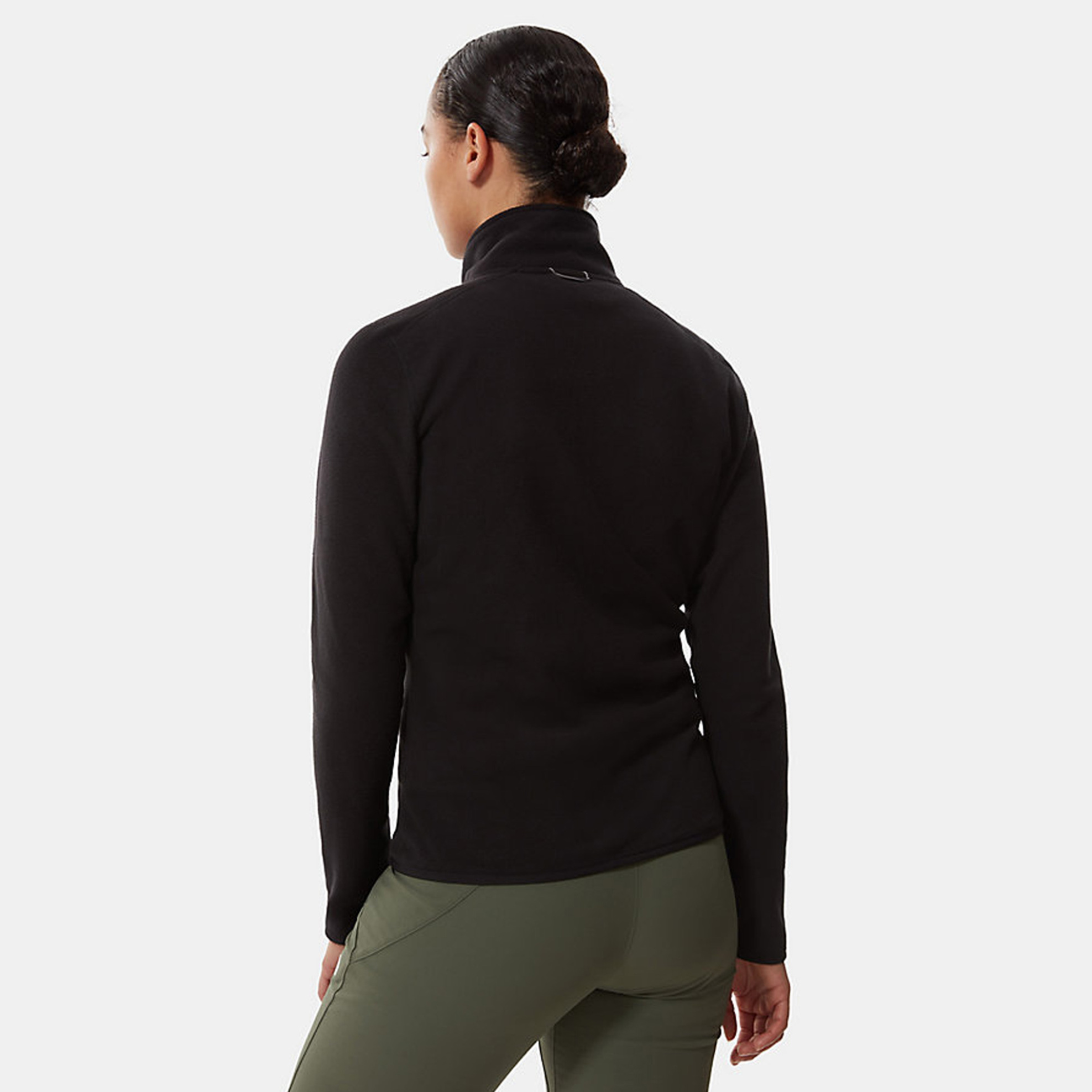 The North Face γυναικεία ζακέτα φούτερ "100 Glacier Full-Zip Fleece" - NF0A5IHOJK31 Μαύρο φωτογραφία