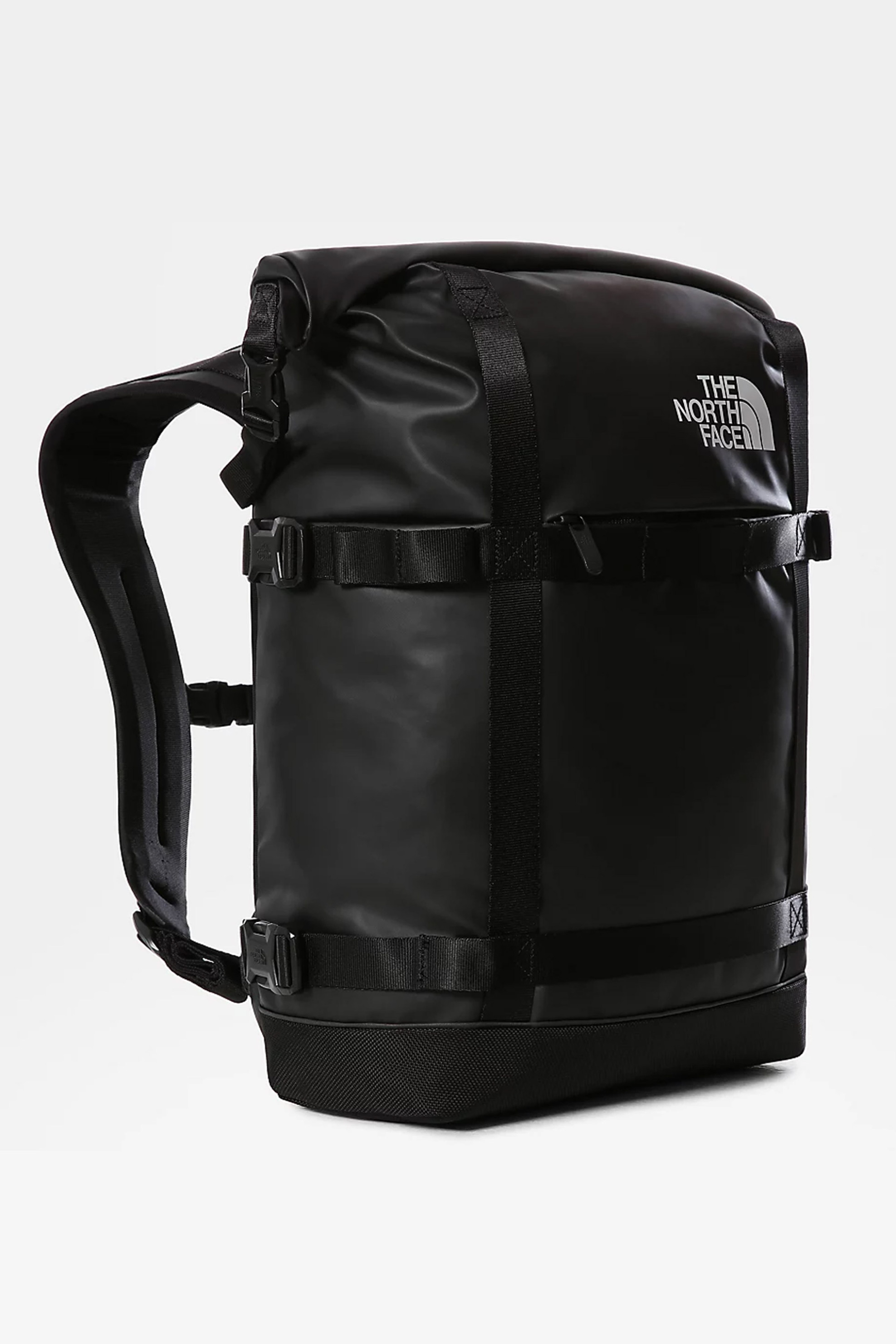 Ανδρική Μόδα > Ανδρικές Τσάντες > Ανδρικά Σακίδια & Backpacks The North Face unisex backpack μονόχρωμο με logo print και γυριστό πάνω μέρος "Commuter" - NF0A52TTKX71 Μαύρο
