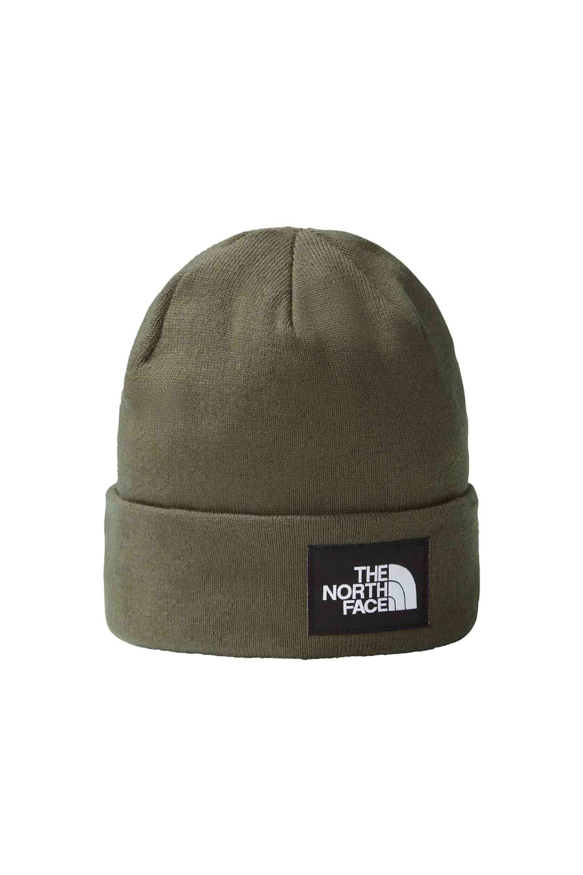 The North Face unisex σκούφος μονόχρωμος με contrast logo patch "Dock Worker" - NF0A3FNT21L1 Χακί