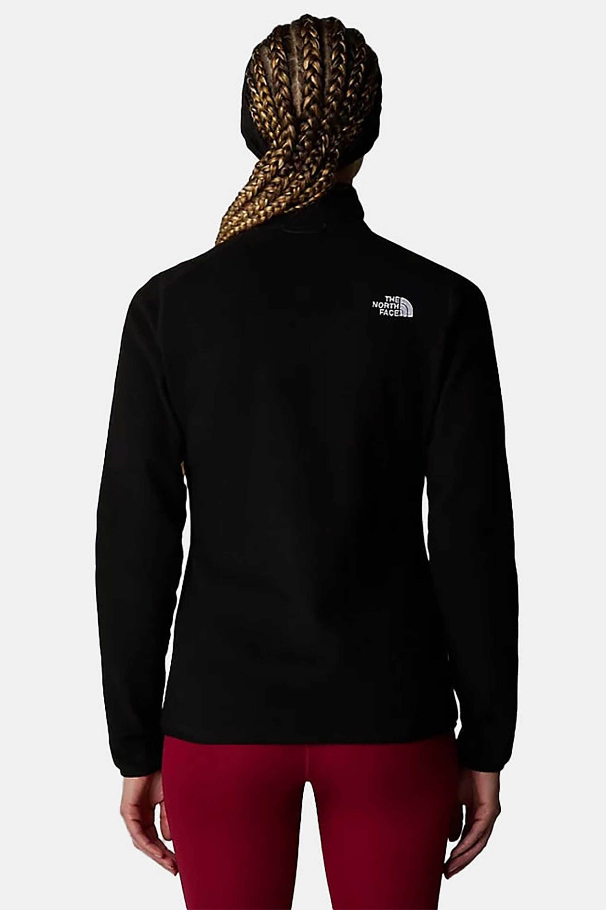 The North Face γυναικεία ζακέτα φούτερ fleece "100 Glacier" - NF0A855O4H01 Μαύρο φωτογραφία