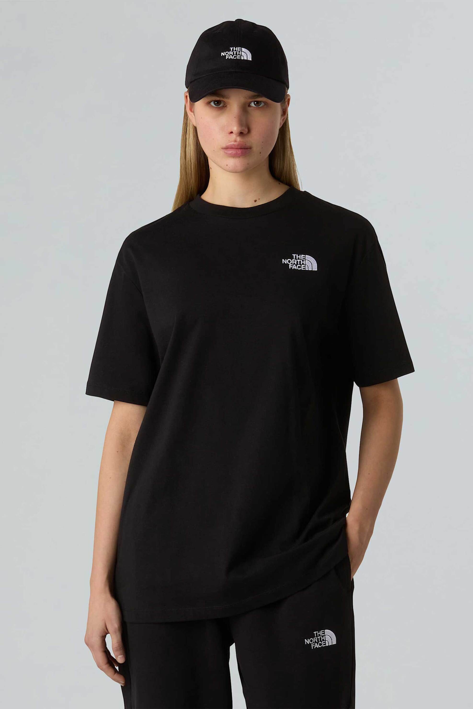 The North Face γυναικείο T-shirt Oversized Fit "Simple Dome" - NF0A87NQJK31 Μαύρο