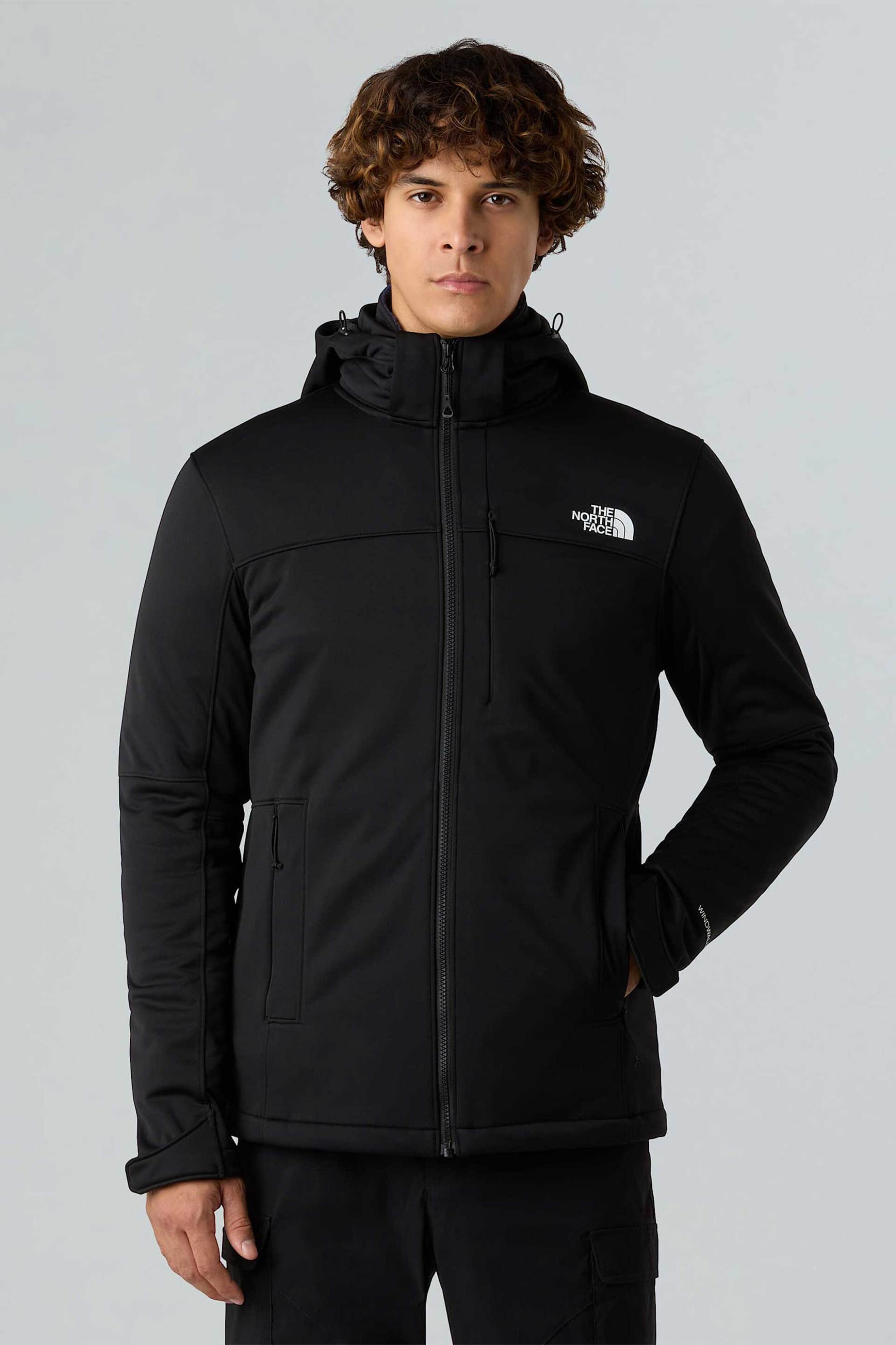 The North Face ανδρικό μπουφάν με κουκούλα "Diablo Softshell" - NF0A7ZFS4HF1 Μαύρο