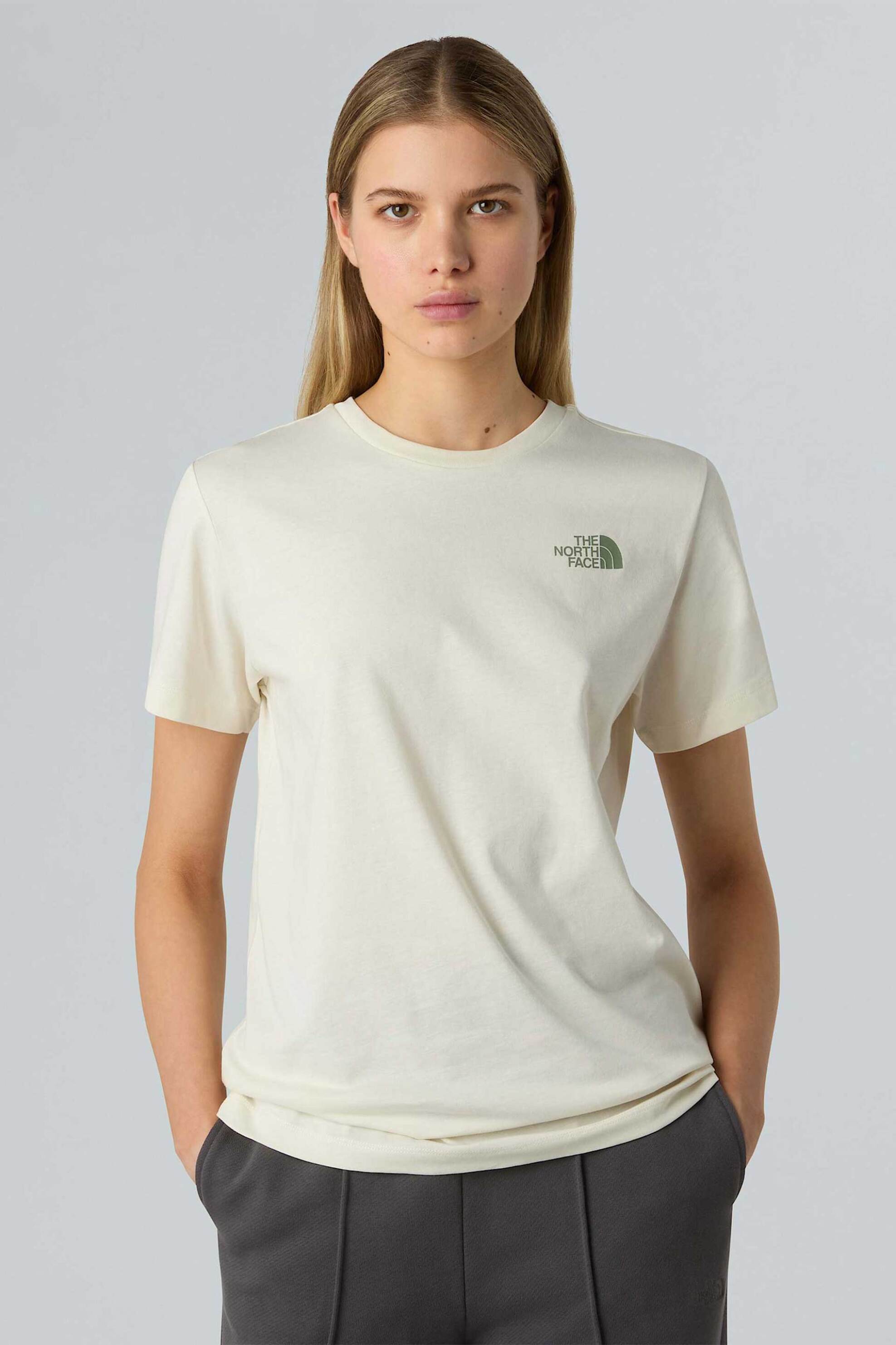 The North Face γυναικείο T-shirt Relaxed Fit "NSE Box" - NF0A87NKEBE1 Εκρού