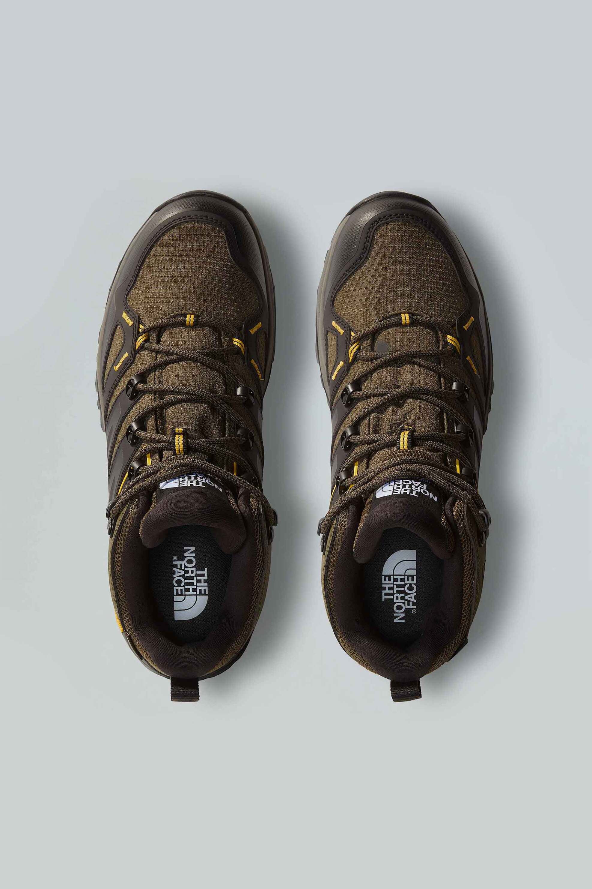 The North Face ανδρικά αδιάβροχα μποτάκια hiking "Hedgehog GORE-TEX® Mid" - NF0A8AAABQW1 Λαδί φωτογραφία