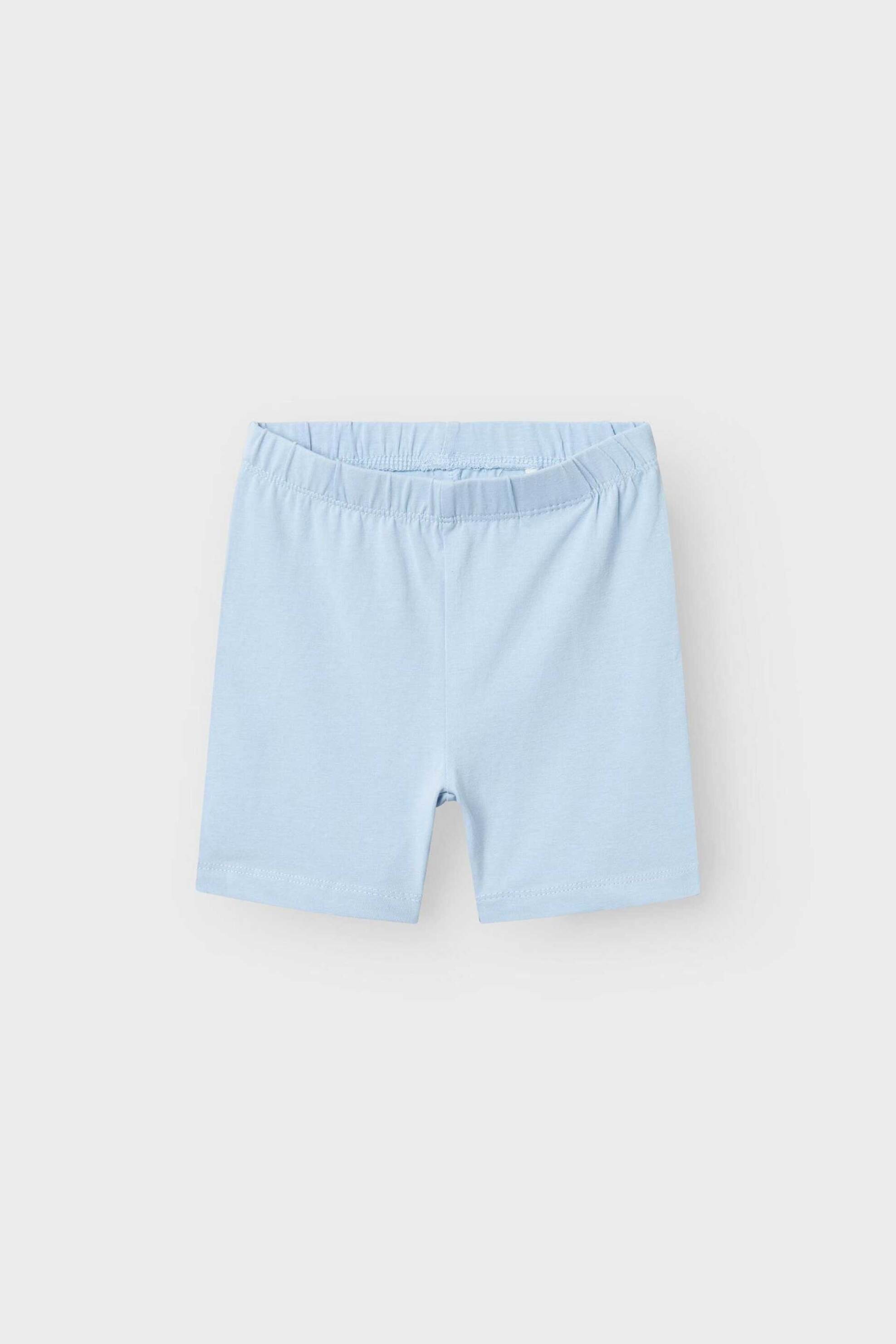 Name It παιδικό μονόχρωμο σορτς με ελαστική μέση Regular Fit - 13228153 Μπλε Ανοιχτό