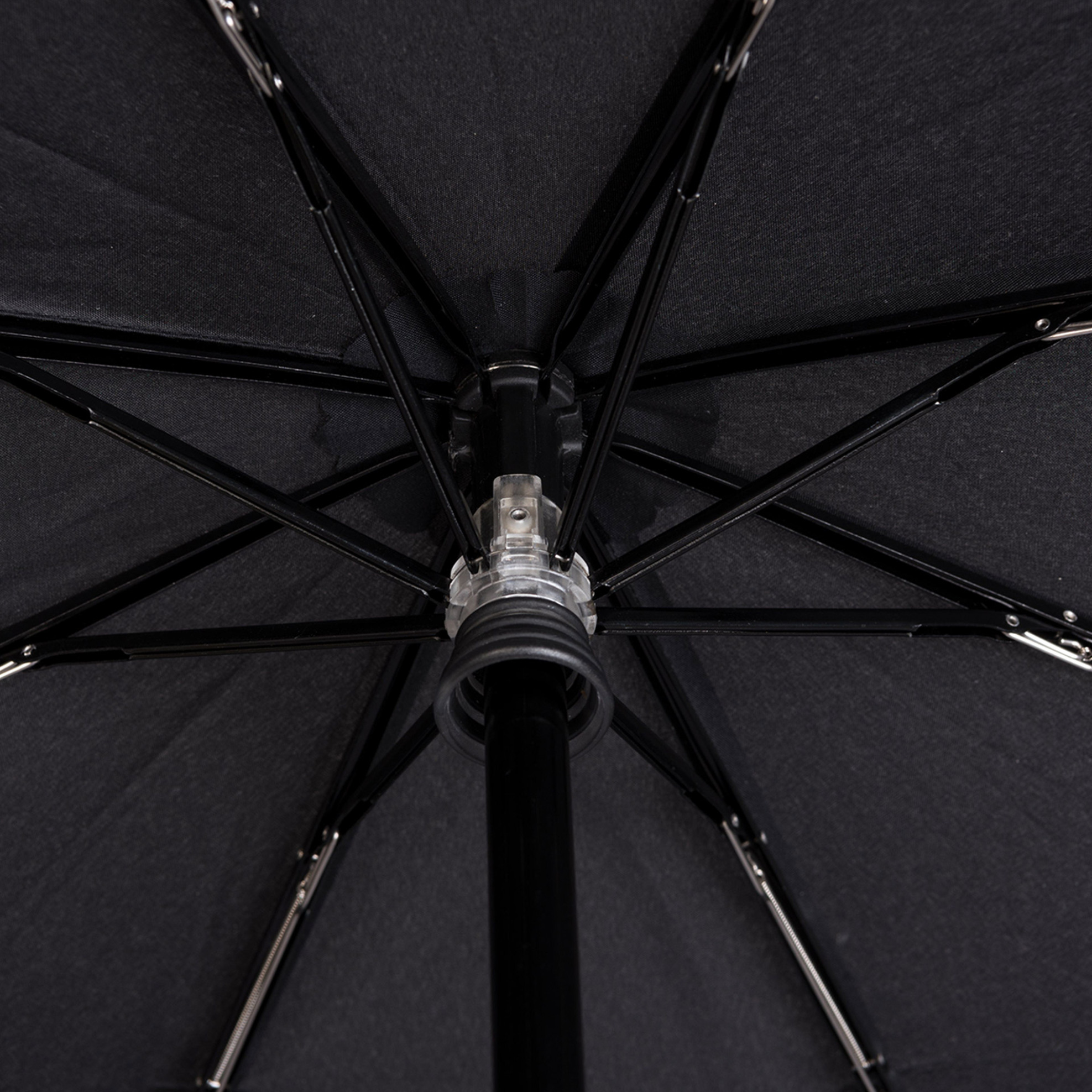 Knirps αυτόματη πτυσσόμενη ομπρέλα με καρό print ''Duomatic Black'' - KNUT32011000 φωτογραφία