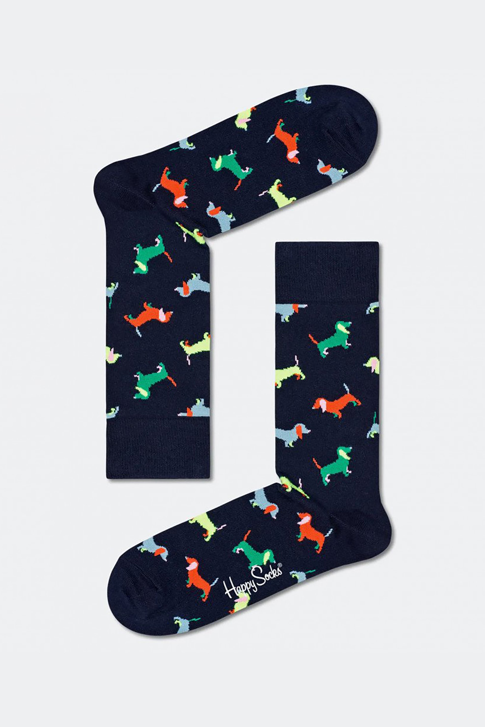 HAPPY SOCKS Happy Socks unisex κάλτσες "Puppy Love" - PUL01-6500 Μαύρο