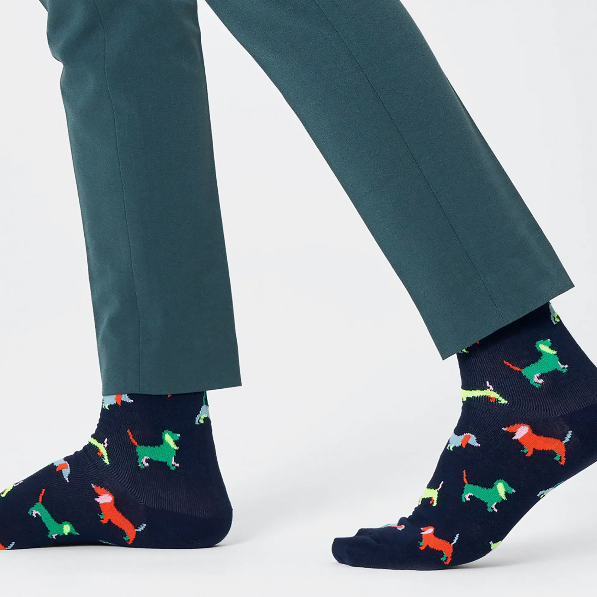 Happy Socks unisex κάλτσες "Puppy Love" - PUL01-6500 Μαύρο φωτογραφία