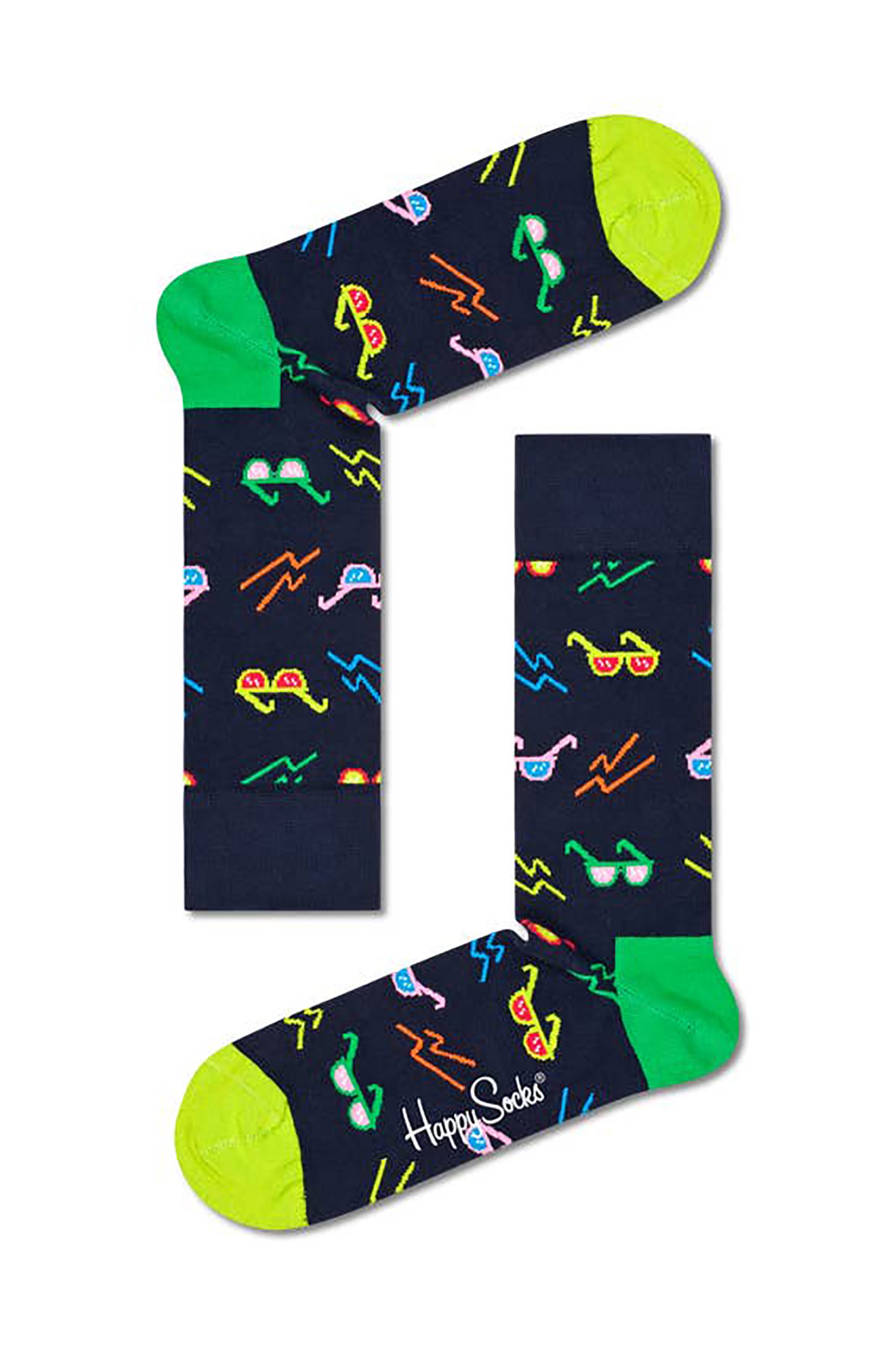 HAPPY SOCKS Happy Socks unisex κάλτσες "Sunny Days" - SND01-6500 Μαύρο
