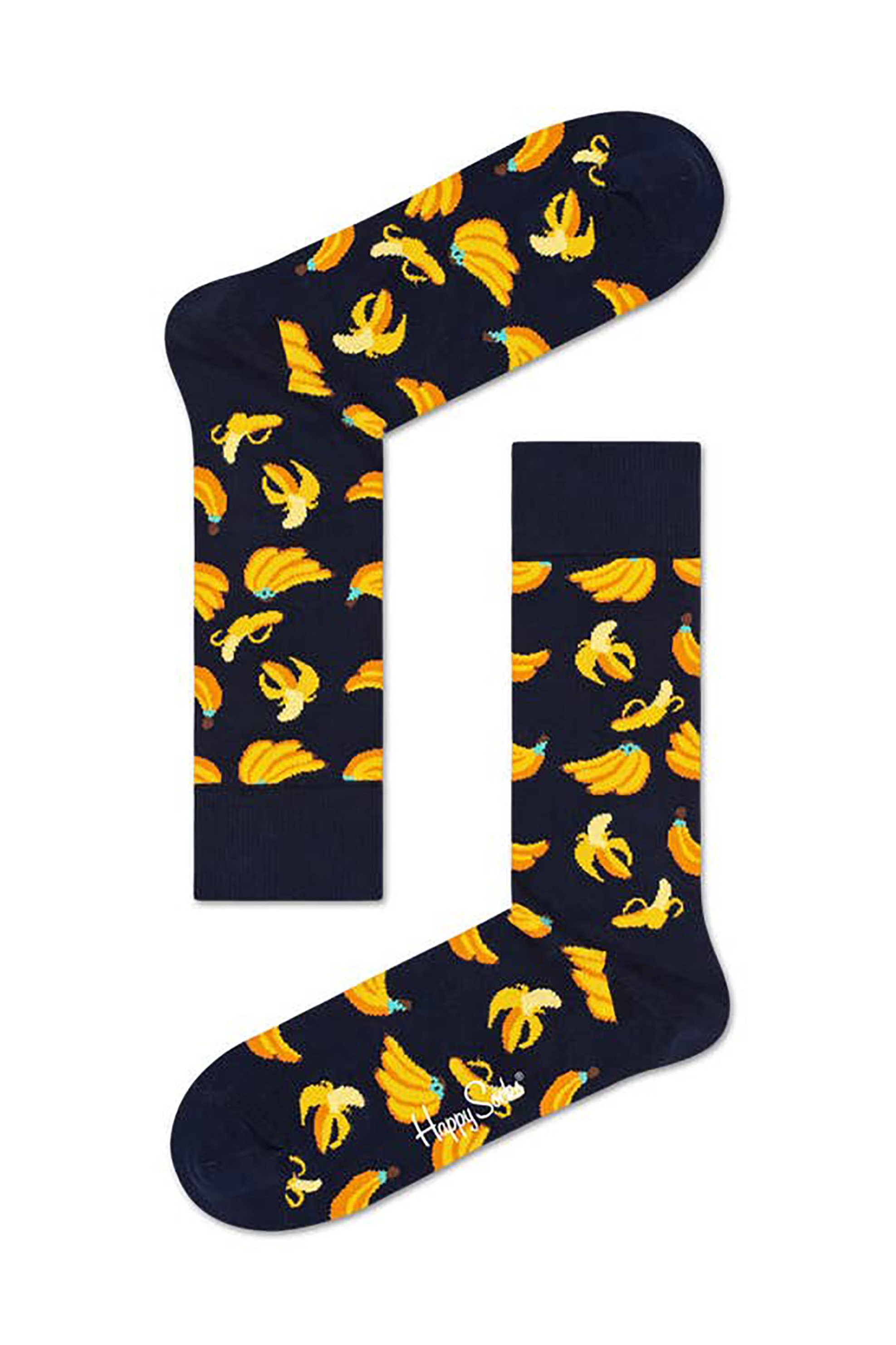 HAPPY SOCKS Happy Socks unisex κάλτσες "Banana" - BAN01-6550 Μαύρο