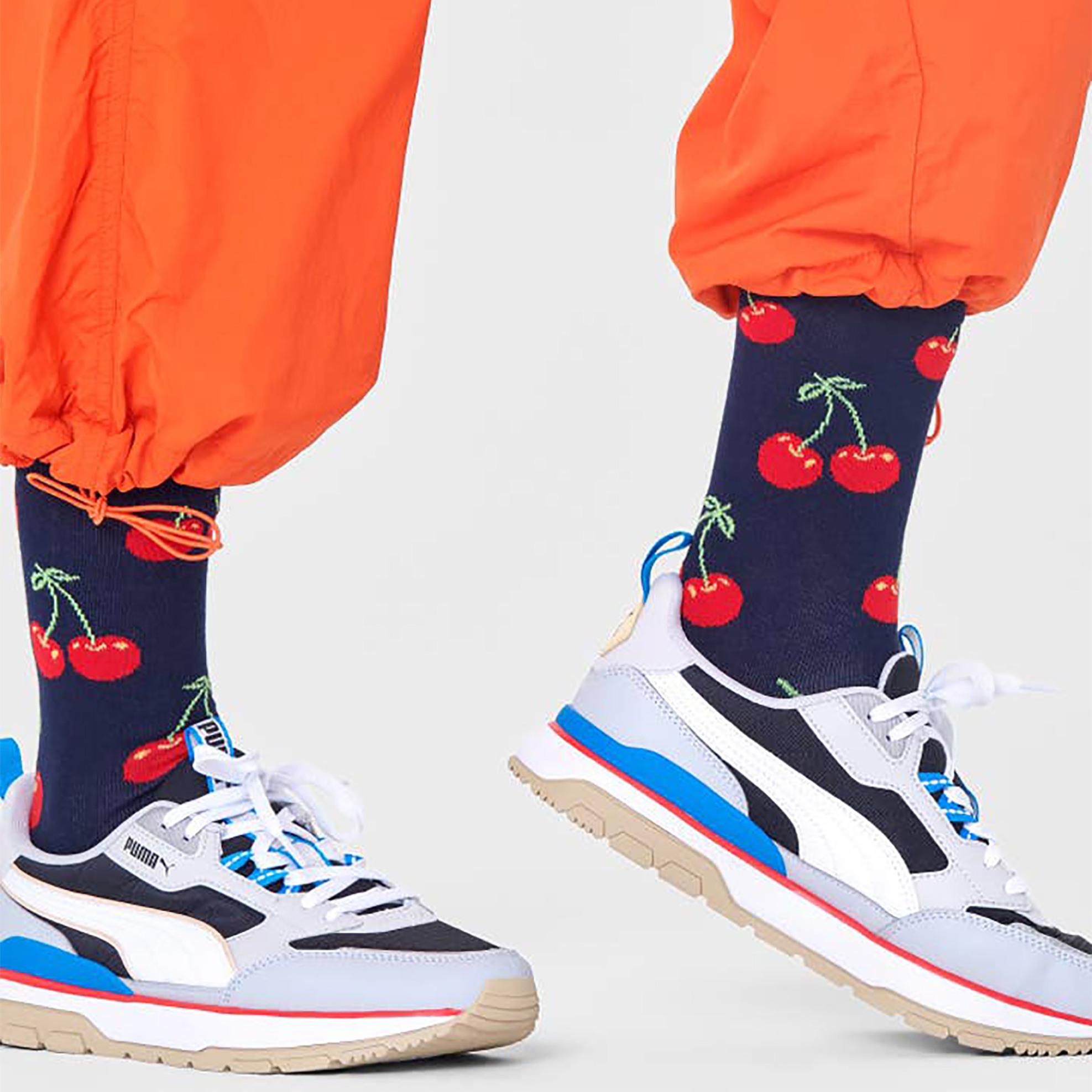 Happy Socks unisex κάλτσες "Cherry" - CHE01-6050 Κόκκινο φωτογραφία