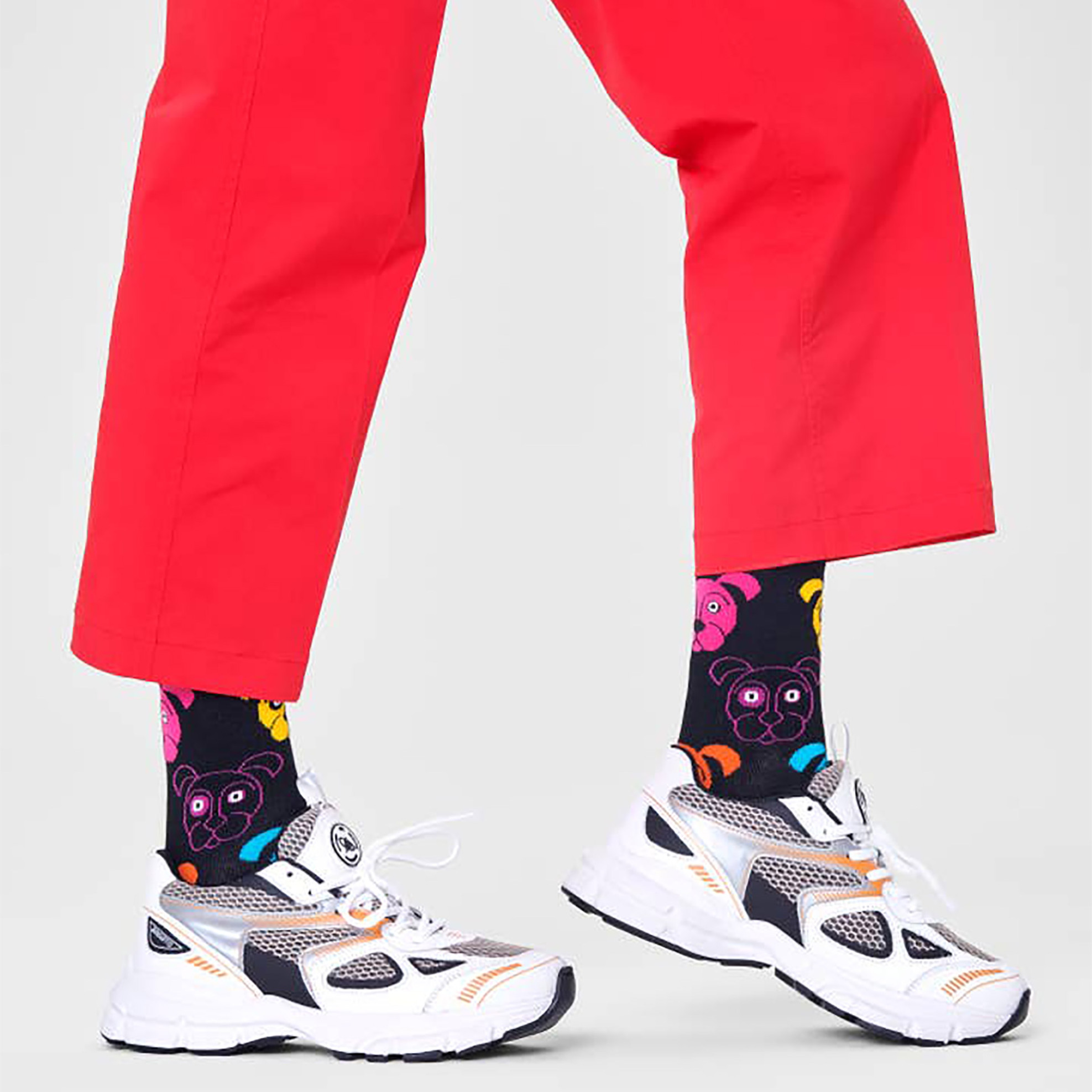 Happy Socks unisex κάλτσες "Dog" - DOG01-9050 Μαύρο φωτογραφία