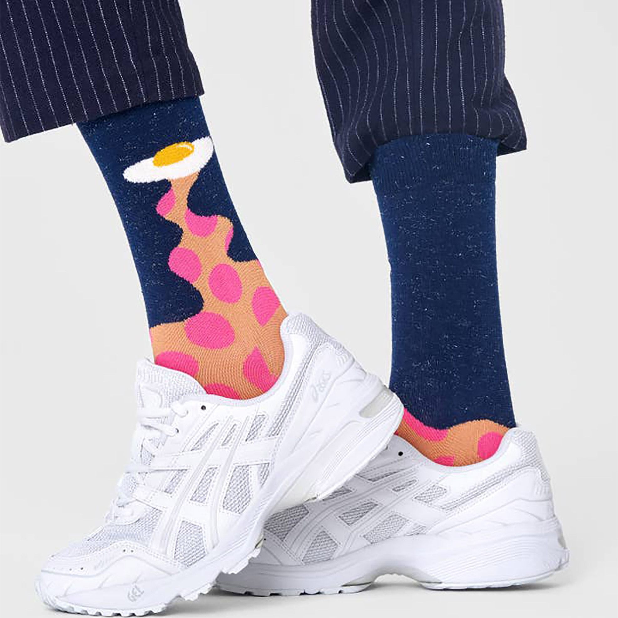 Happy Socks unisex κάλτσες "Space Egg" - EGG01-6300 Μαύρο φωτογραφία