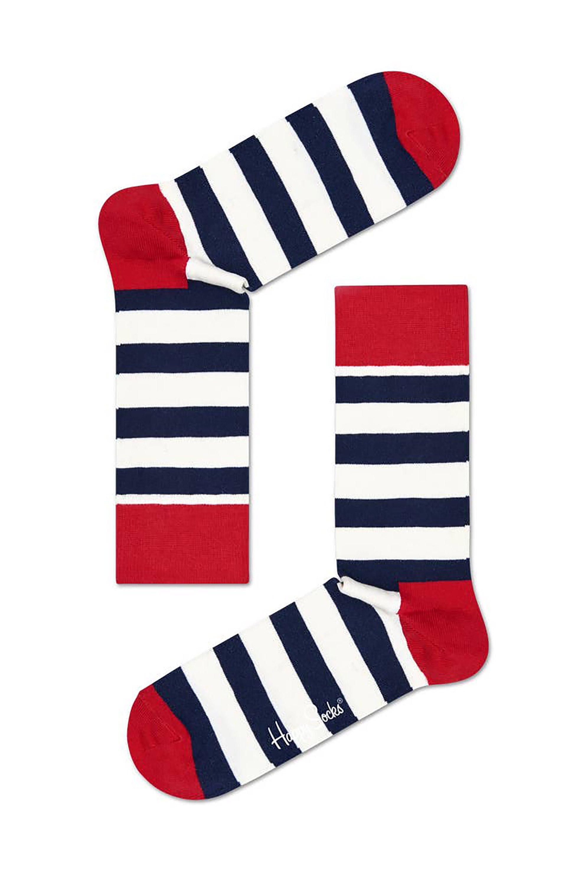 HAPPY SOCKS Happy Socks unisex κάλτσες "Stripe" - STR01-6650 Μαύρο