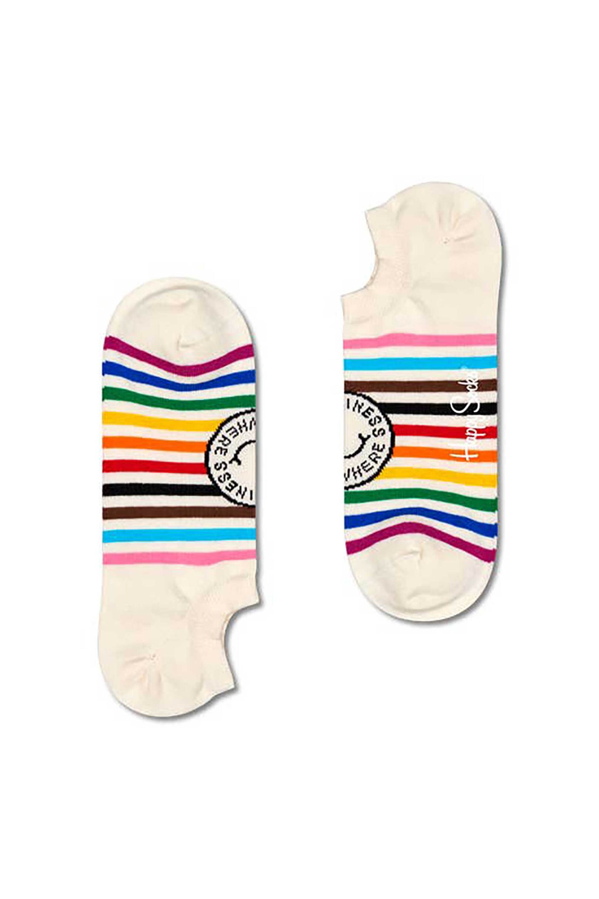 HAPPY SOCKS Happy Socks unisex κάλτσες αόρατες "Happiness Everywhere" - HAP38-1300 Μαύρο