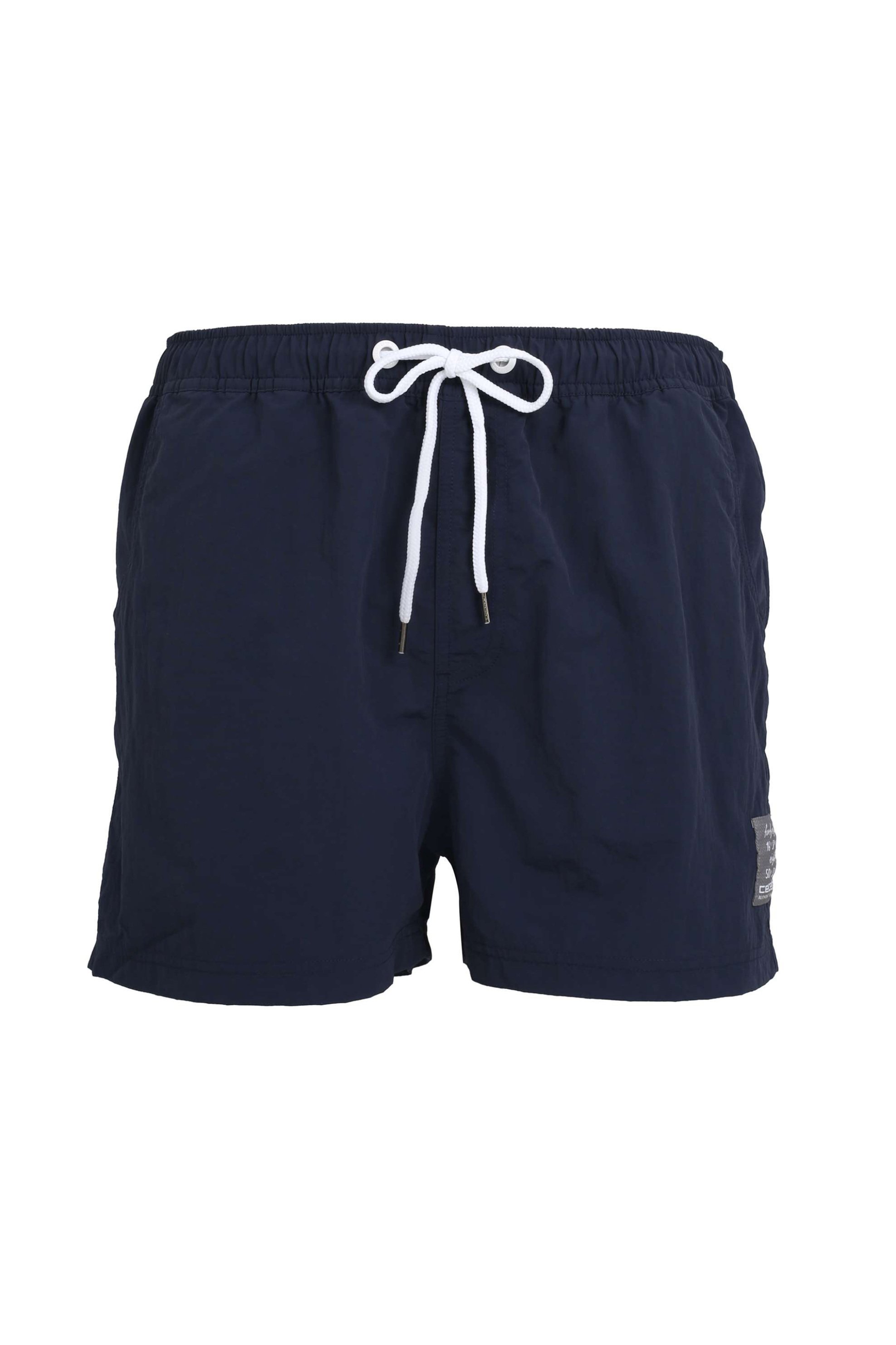 CECEBA Ceceba ανδρικό μαγιό μονόχρωμο Loose Fit (M-3XL) - 80025-5500-S3ΧL Μπλε Σκούρο