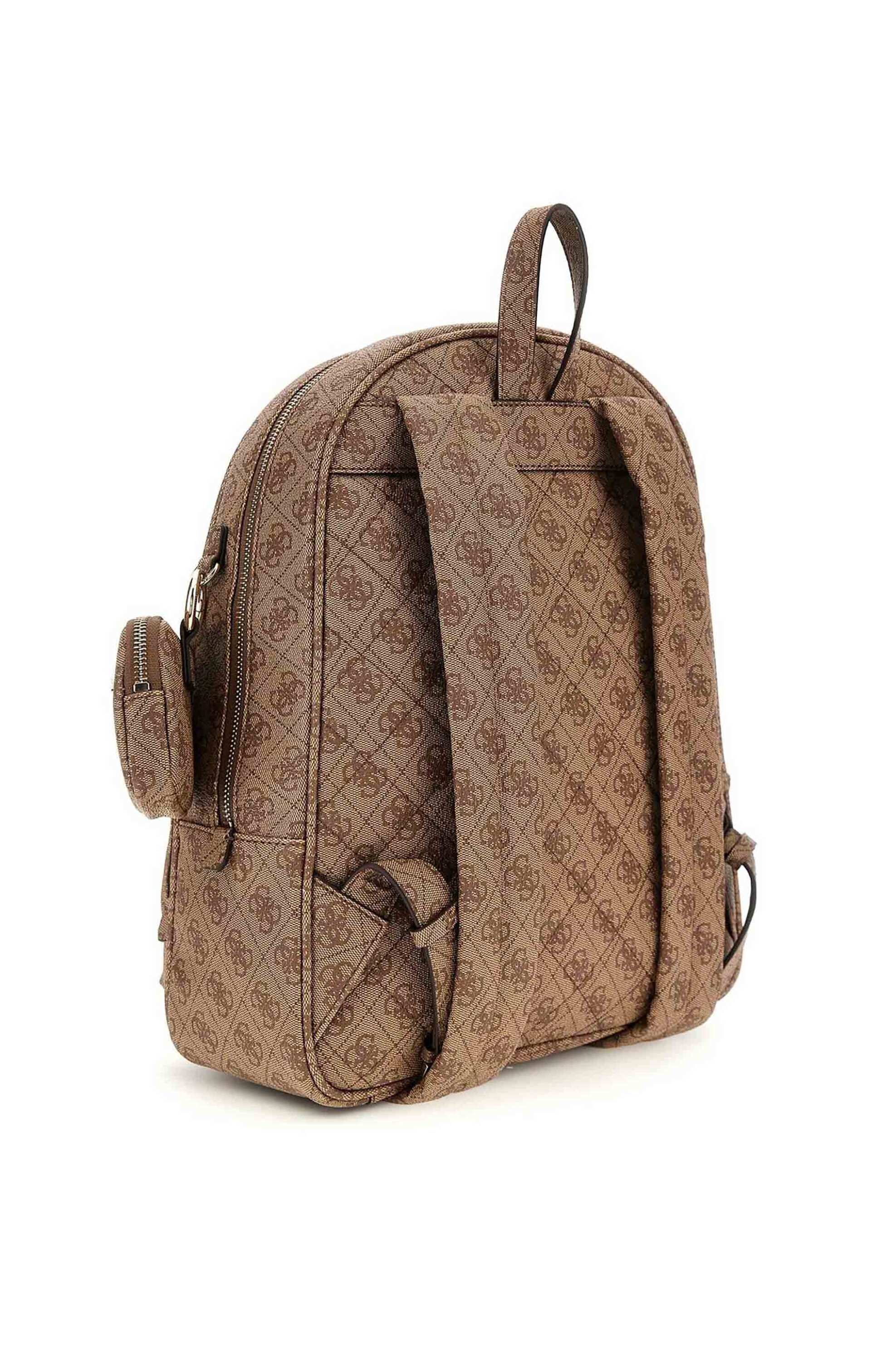 Guess γυναικείο σακίδιο πλάτης με all-over logo print "Power Play II" - HWSL7124350 Καφέ Ανοιχτό φωτογραφία