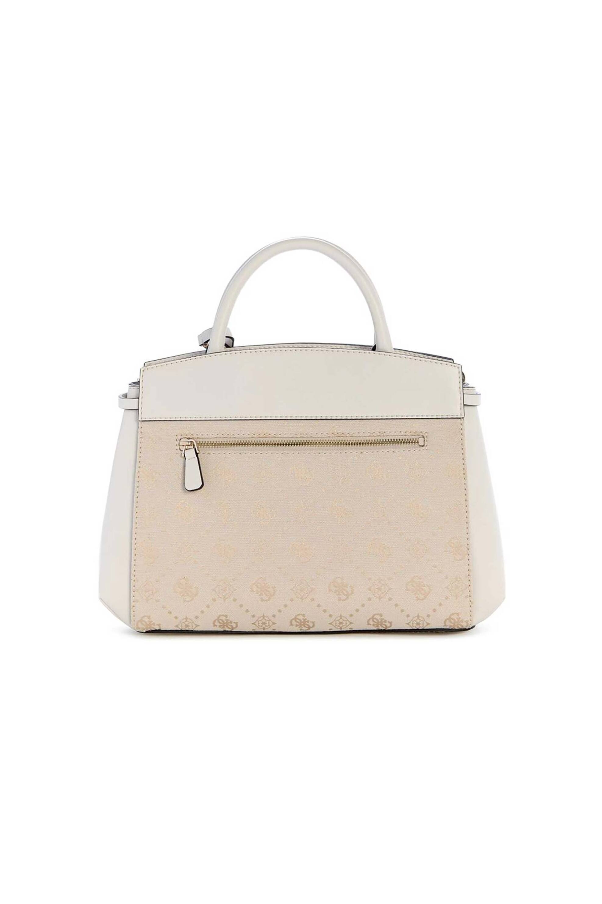 Guess γυναικεία τσάντα χειρός με all-over logo print 