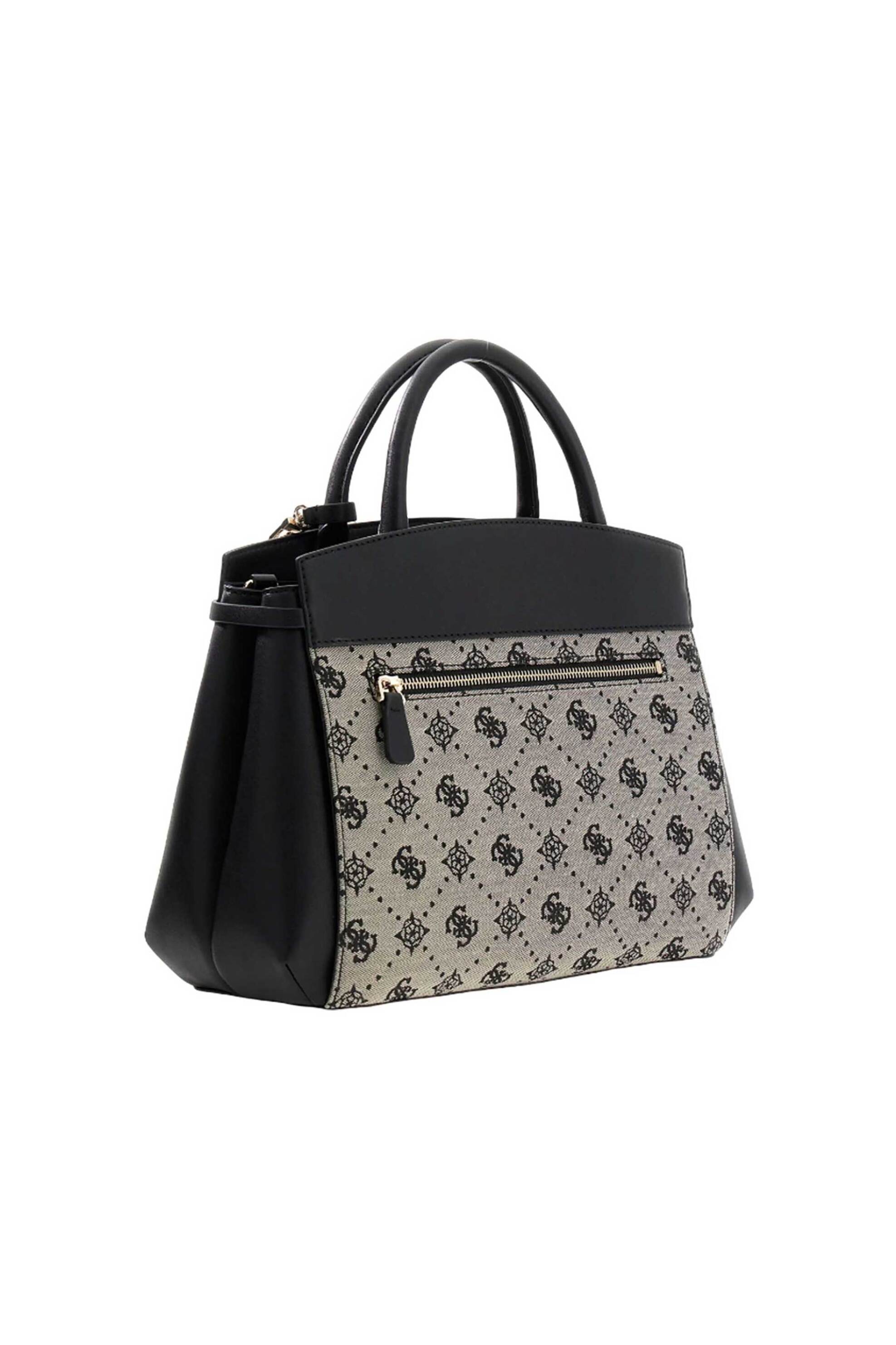 Guess γυναικεία τσάντα χειρός με all-over logo print 