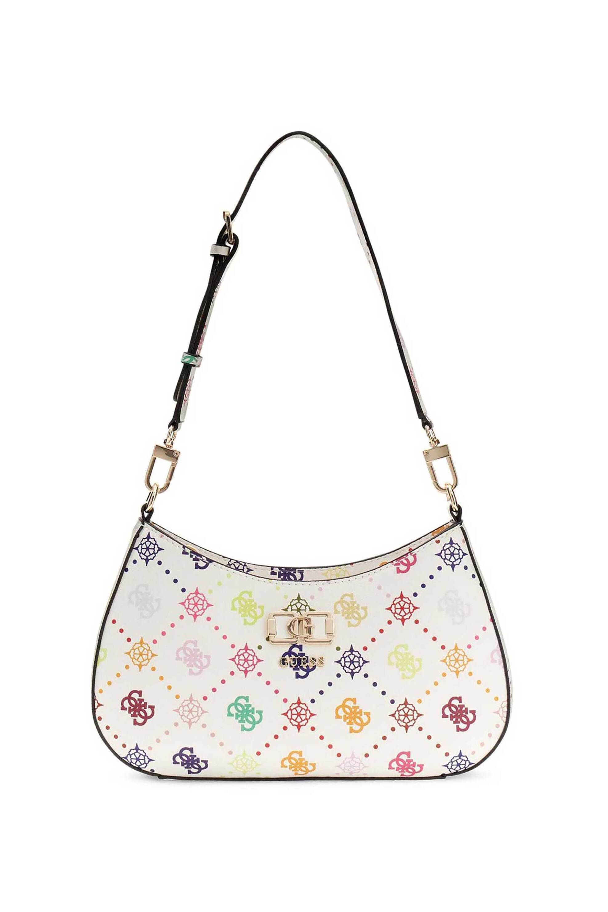 Guess γυναικεία τσάντα ώμου "Emelie" - HWGM9928180 Πολύχρωμο