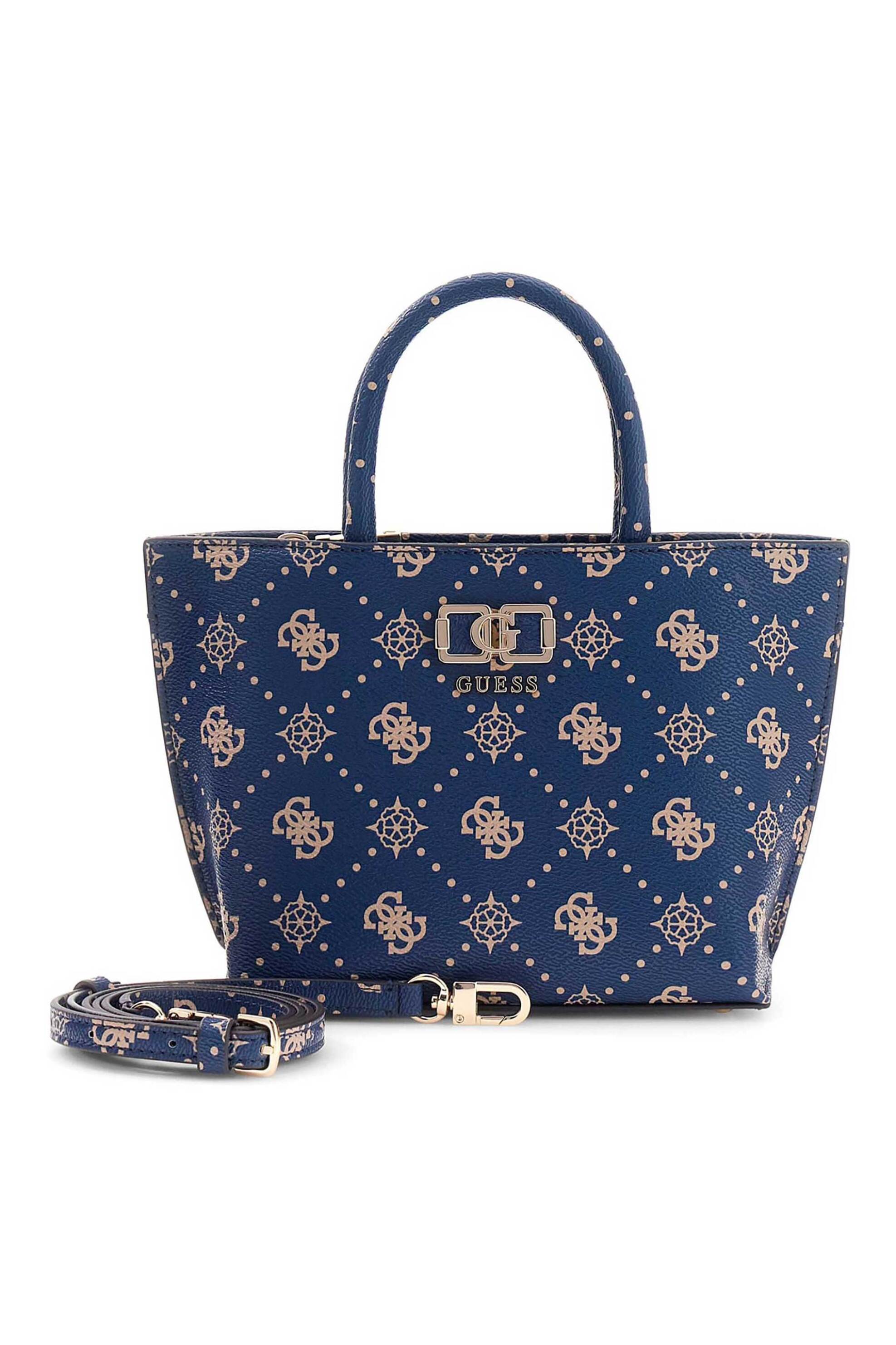 Guess γυναικεία τσάντα tote "Emelie Mini" - HWGP9928750 Μπλε Σκούρο
