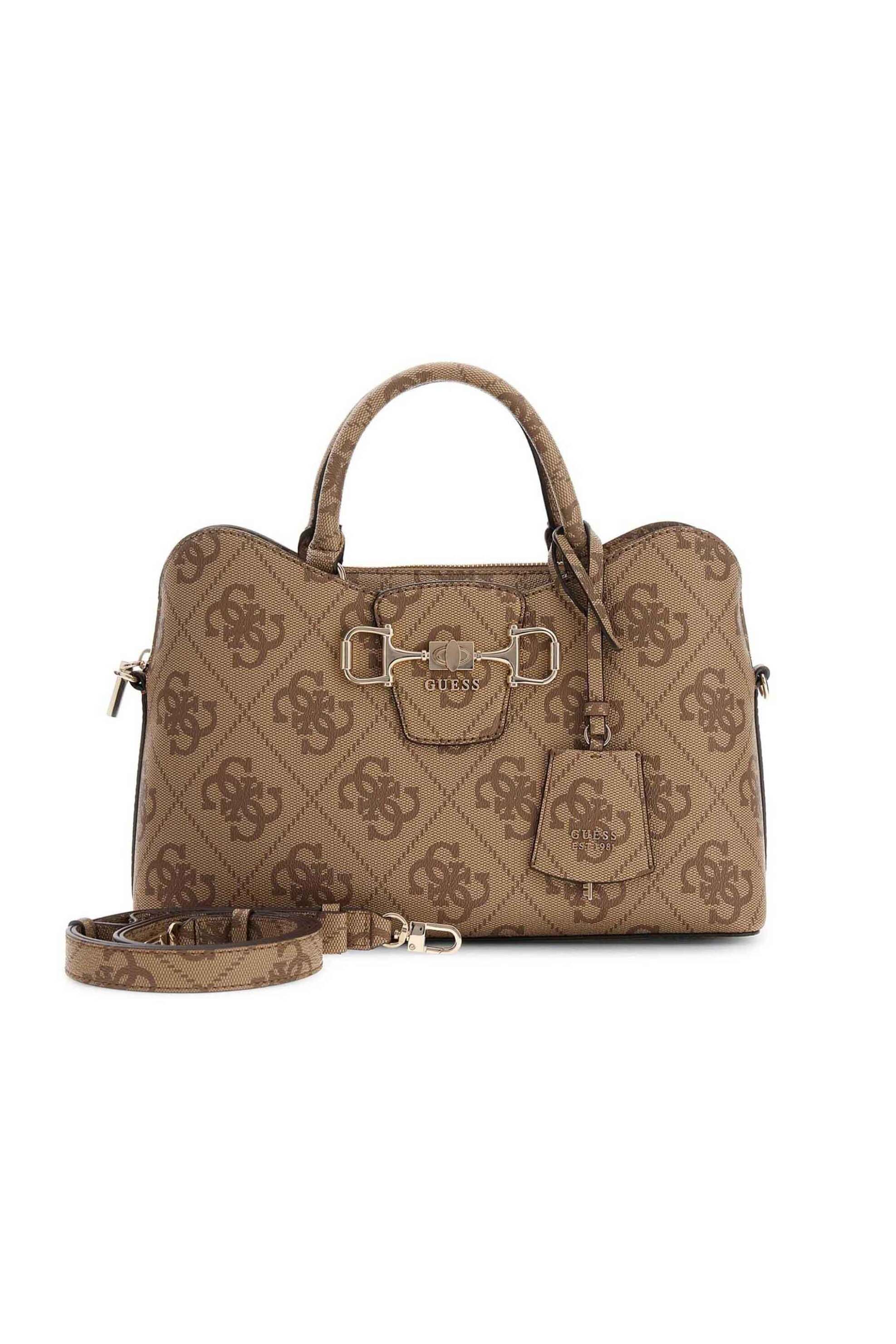 Guess γυναικεία τσάντα tote "Janie" - HWOS9924060 Καφέ Latte