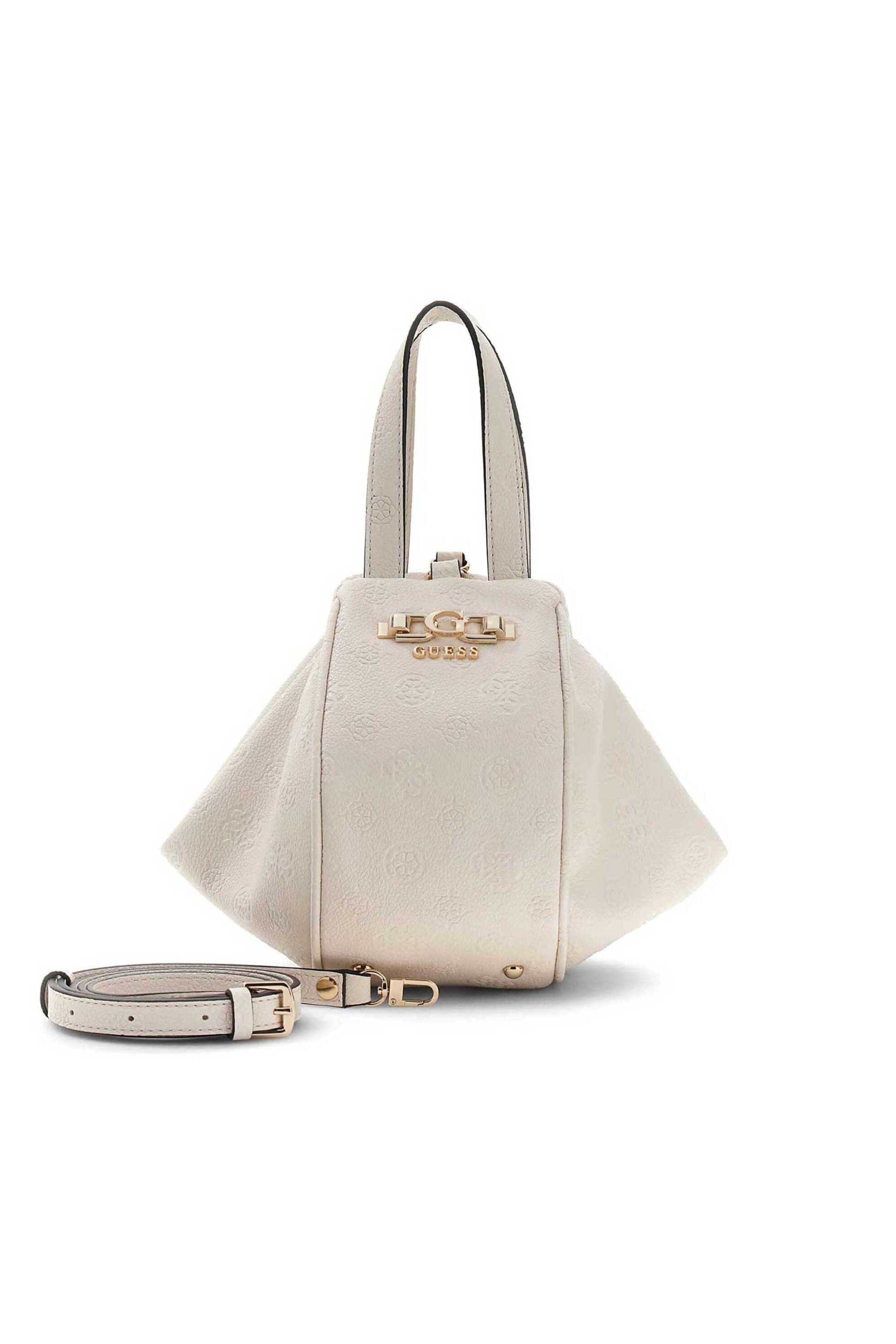 Guess γυναικεία τσάντα χειρός "Anise" - HWPD9916770 Εκρού