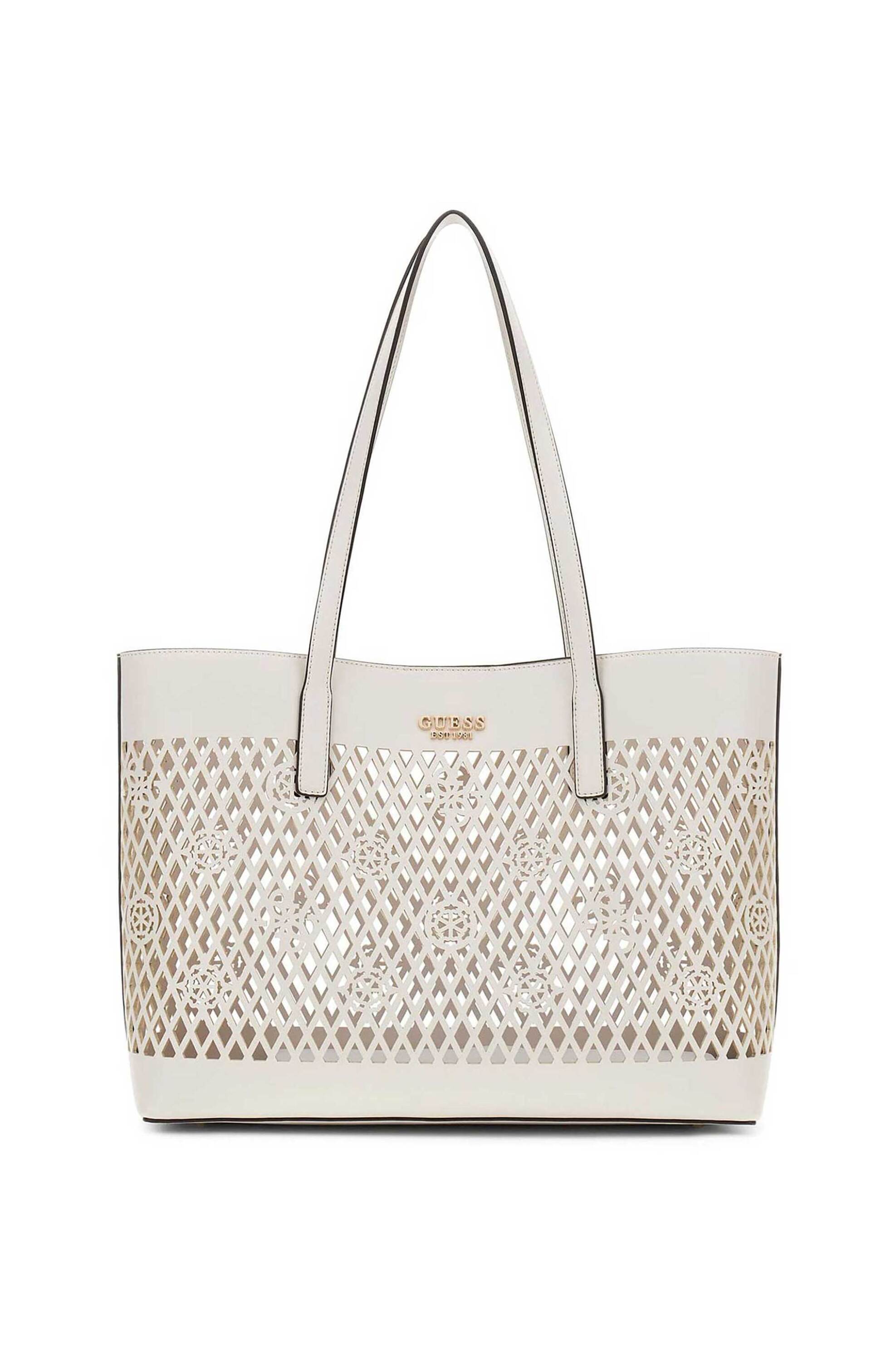 GUESS Guess γυναικεία τσάντα tote 2 in 1 "Letty" - HWPG9911240 Υπόλευκο - 2