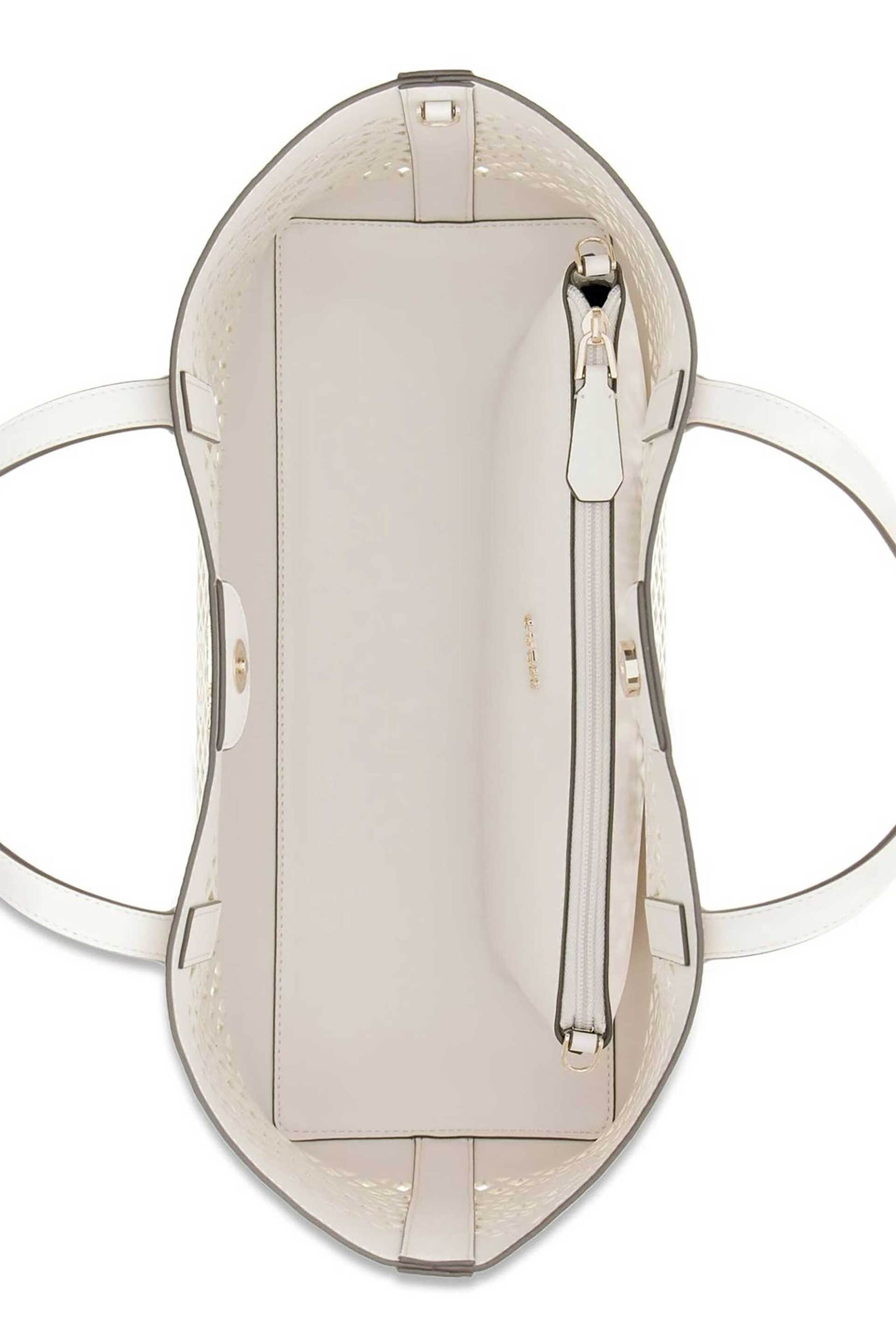 GUESS Guess γυναικεία τσάντα tote 2 in 1 "Letty" - HWPG9911240 Υπόλευκο - 4