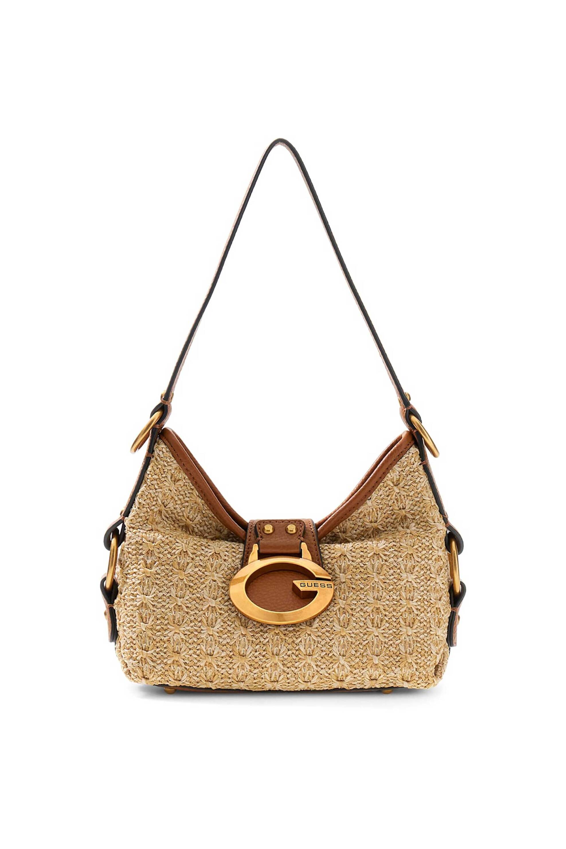 Guess γυναικεία τσάντα ώμου "Camden Mini" - HWRB9308720 Μπεζ