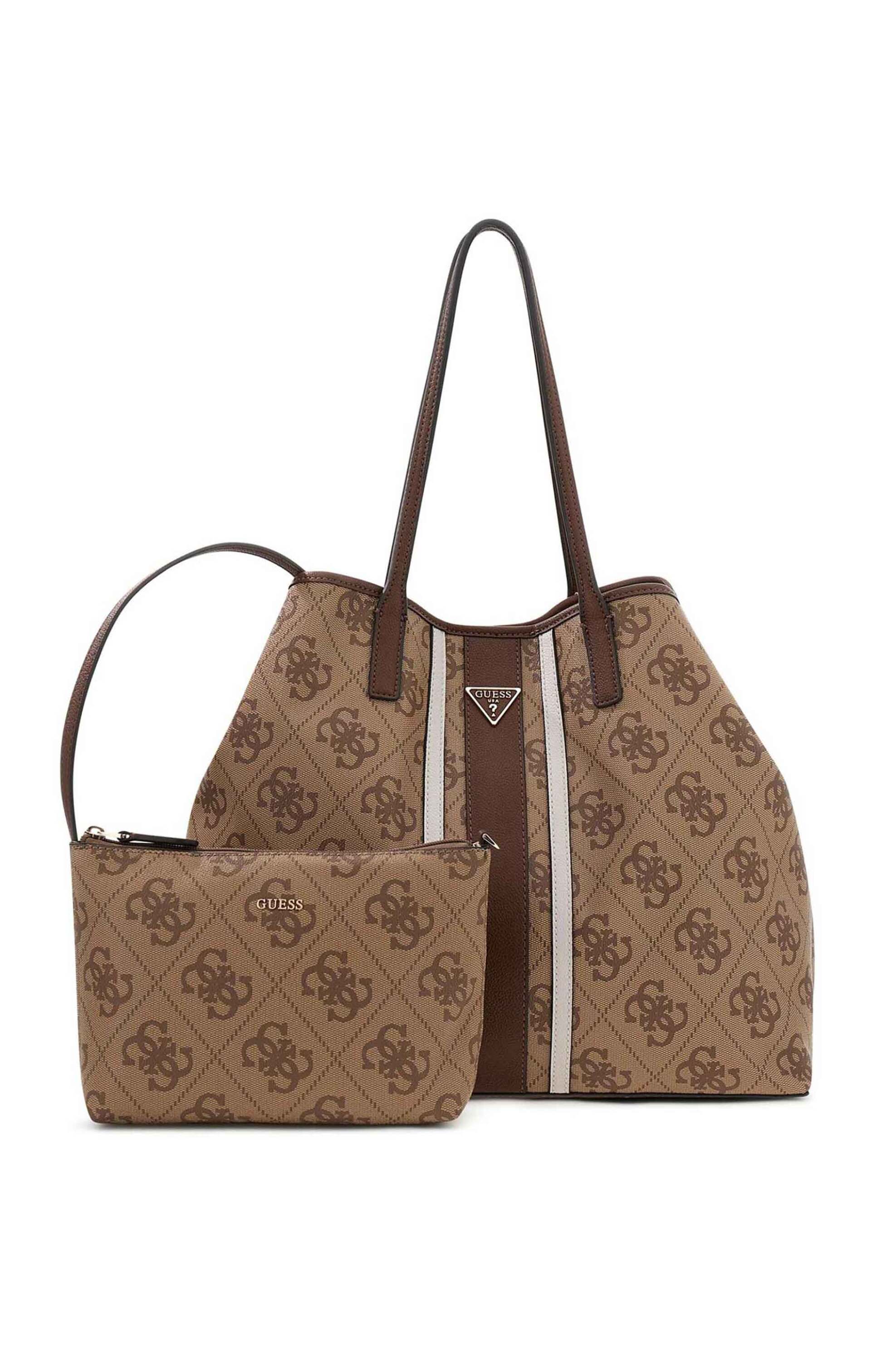Guess γυναικεία τσάντα tote 2 in 1 "Victtoria Large" - HWSS9514290 Καφέ
