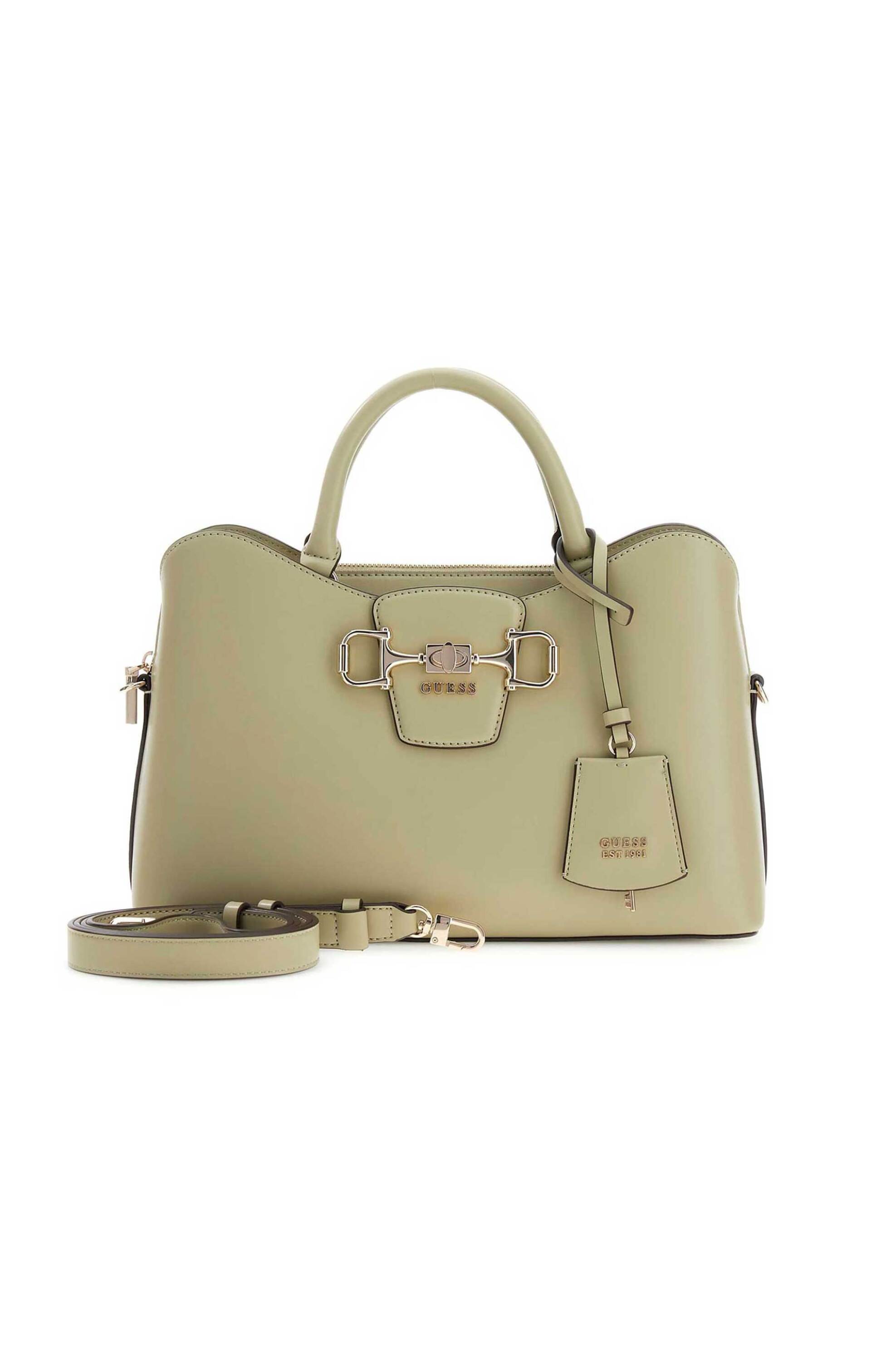 Guess γυναικεία τσάντα χειρός "Janie" - HWVG9910060 Λαδί