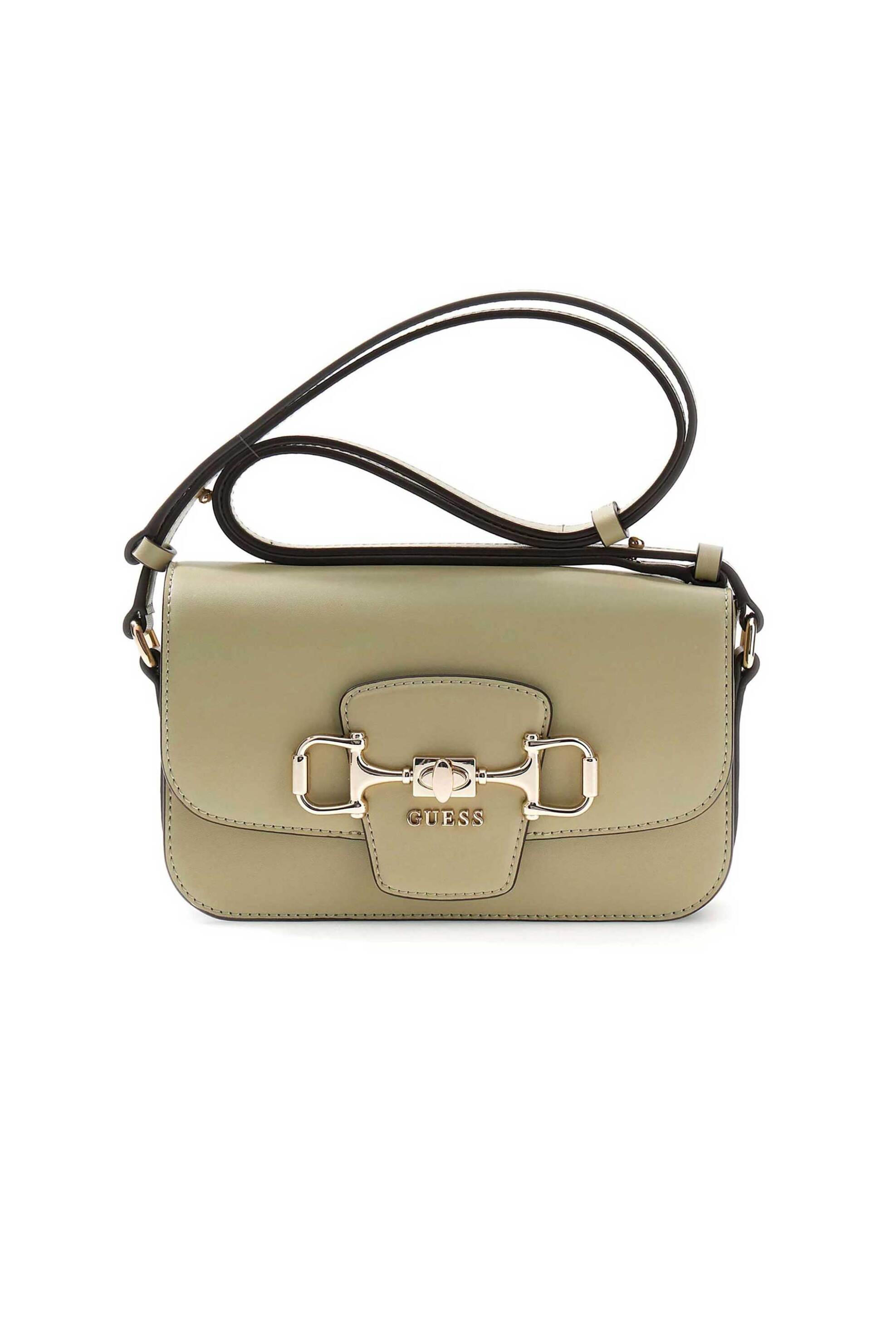 Guess γυναικεία τσάντα crossbody "Janie" - HWVG9910210 Λαδί