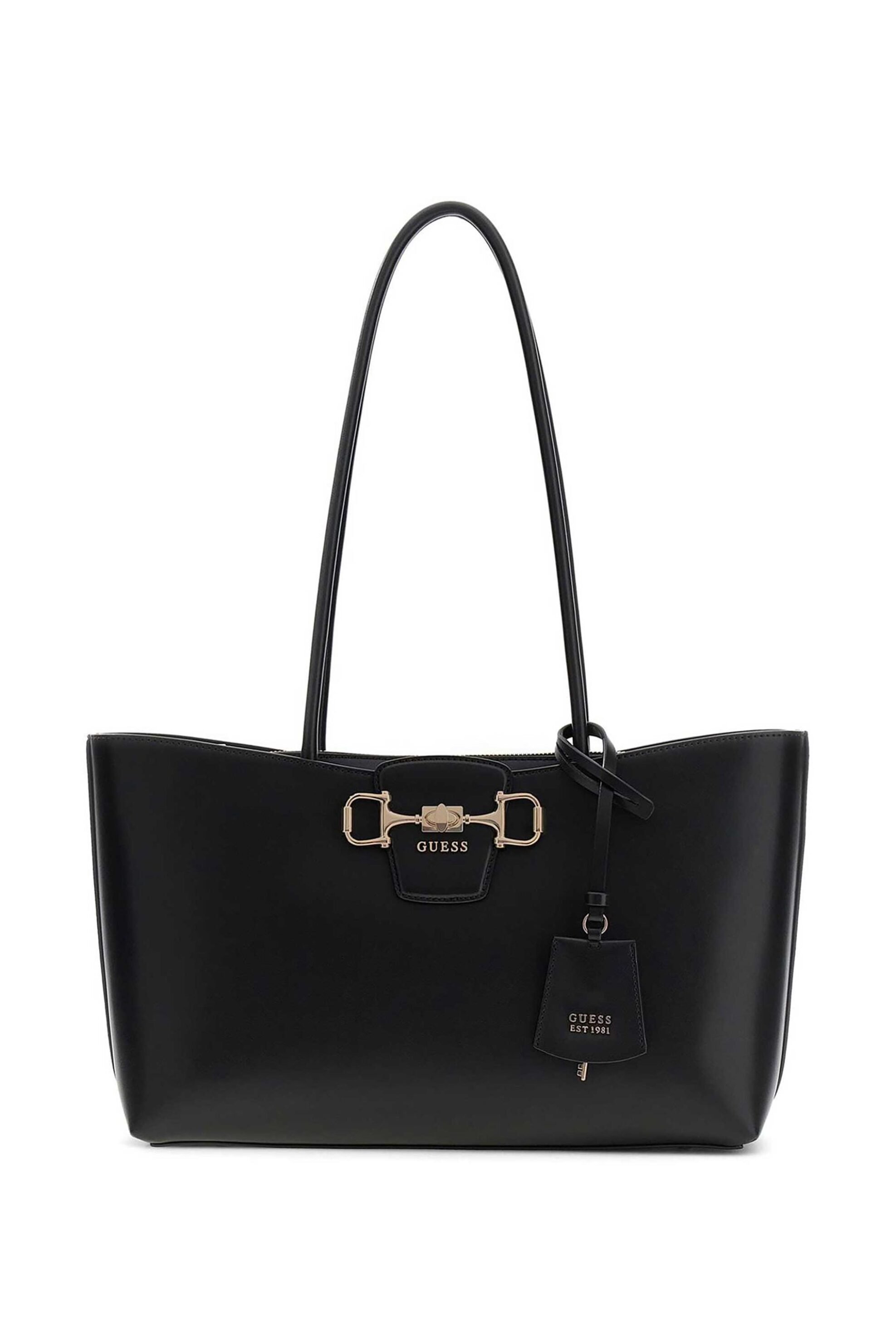 Guess γυναικεία τσάντα ώμου "Janie" - HWVG9910230 Μαύρο