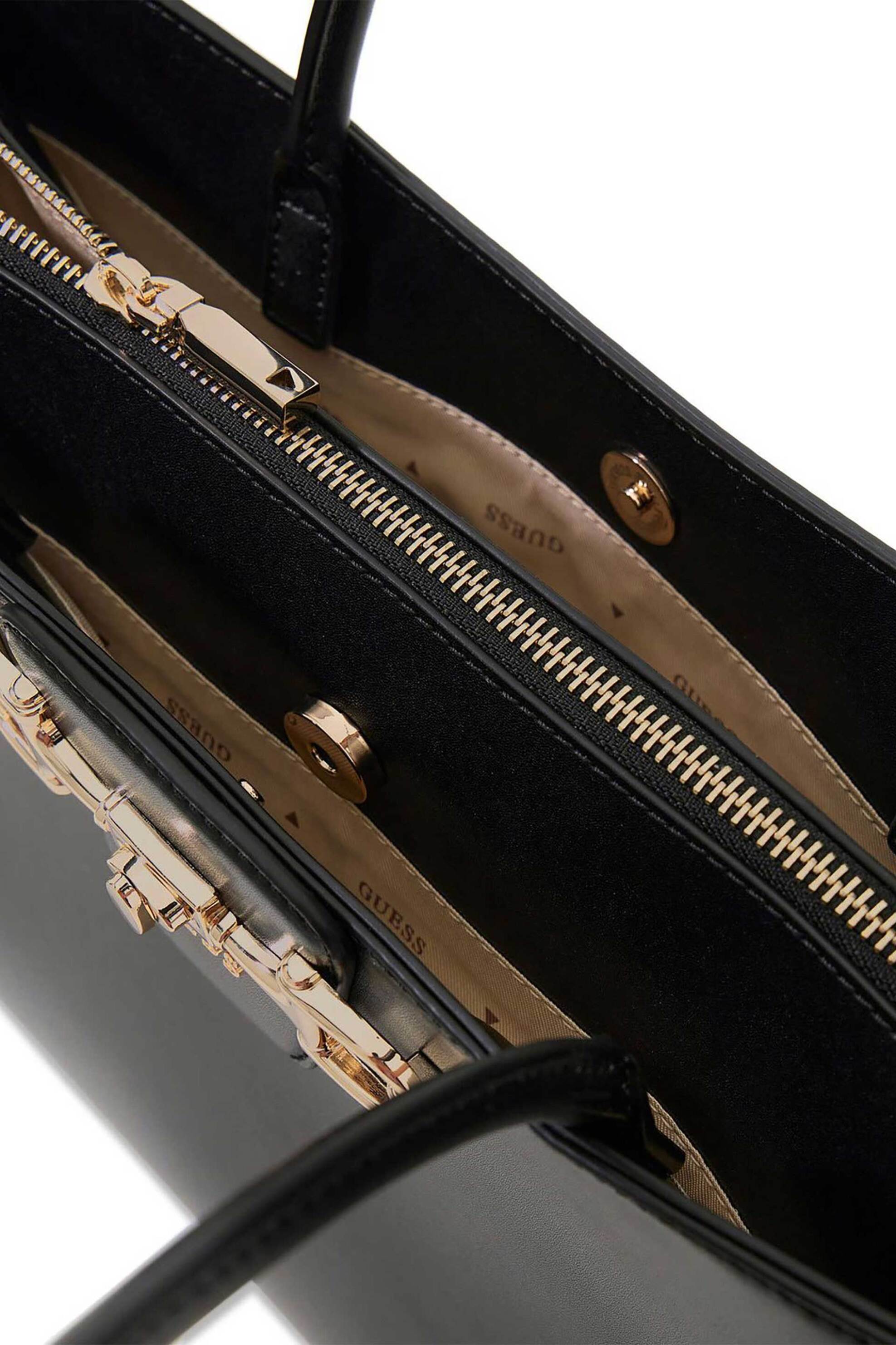 GUESS Guess γυναικεία τσάντα ώμου "Janie" - HWVG9910230 Μαύρο - 3