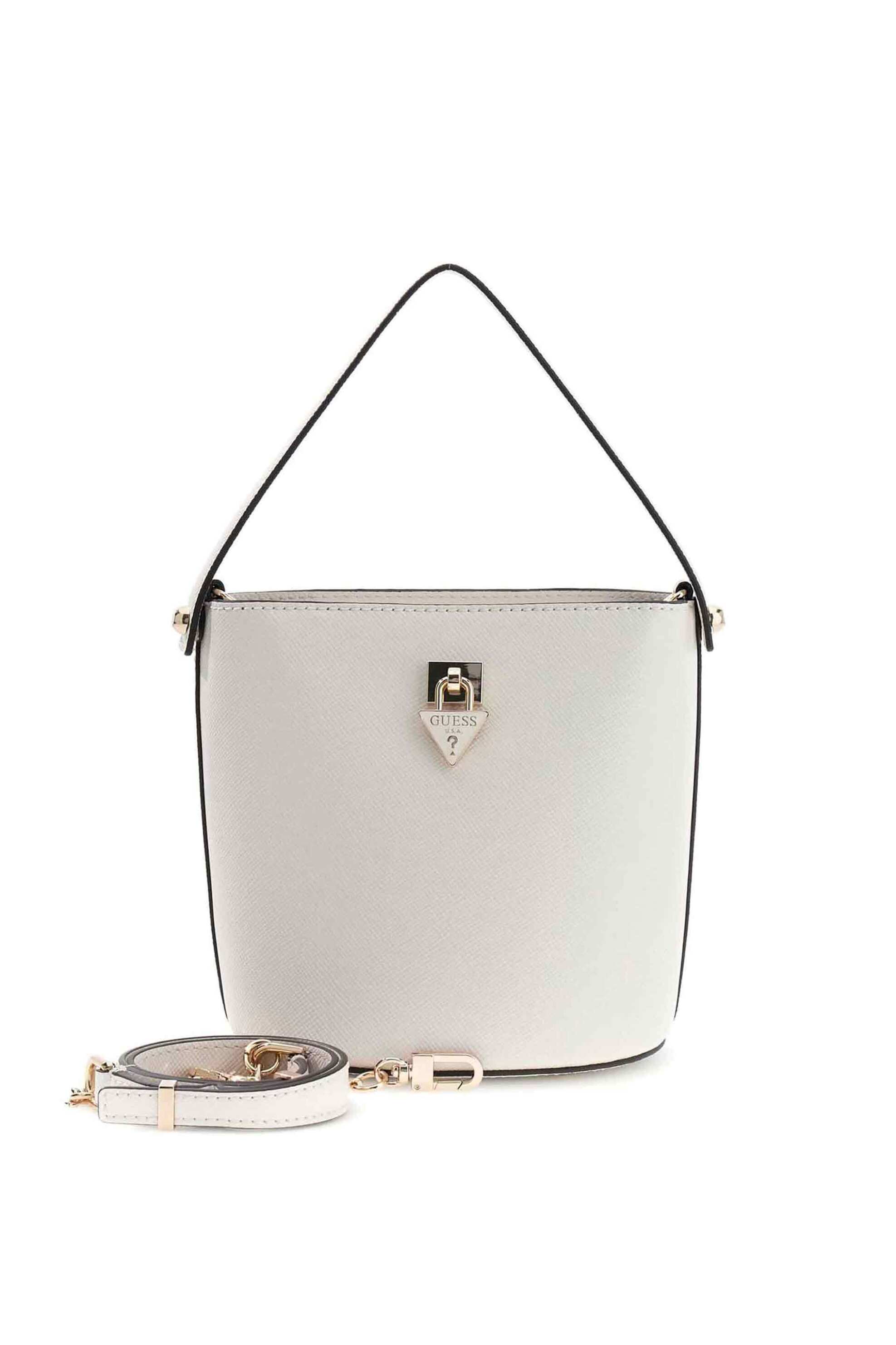 Guess γυναικεία τσάντα bucket "Patsie" - HWZG9919030 Εκρού
