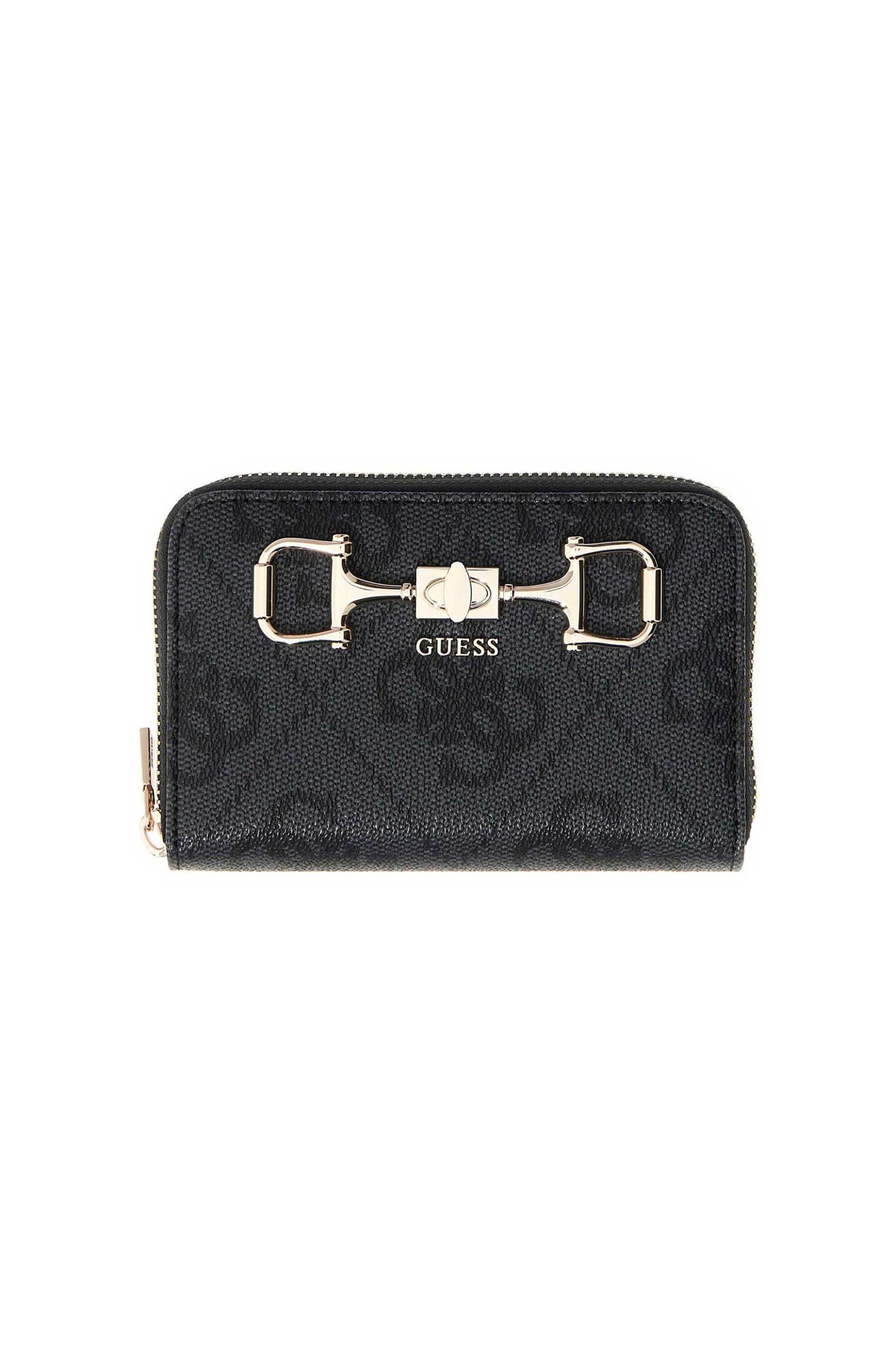 Guess γυναικείο πορτοφόλι "Janie Medium" - SWOS9924140 Μαύρο