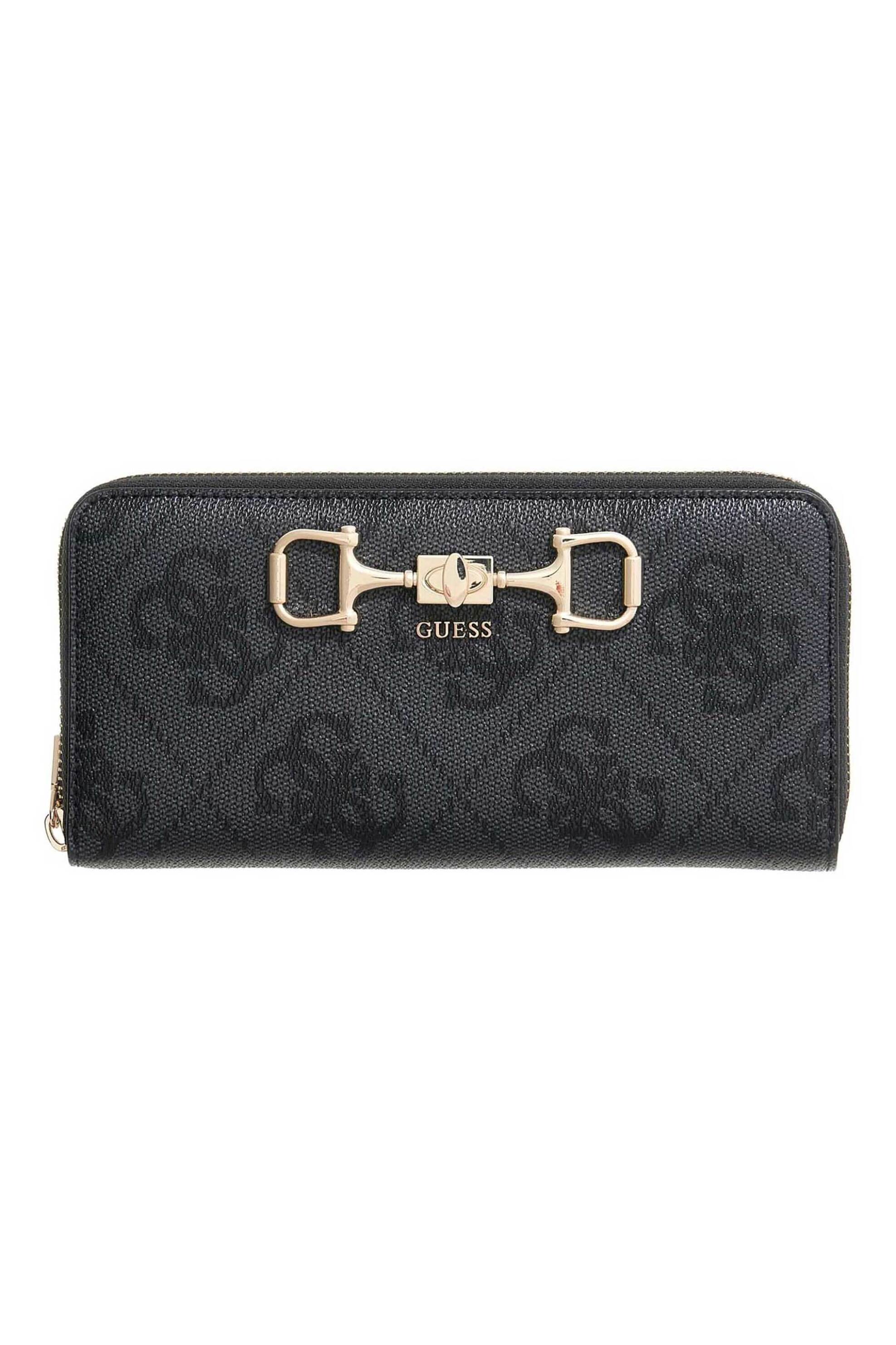 Guess γυναικείο πορτοφόλι "Janie Large" - SWOS9924146 Μαύρο