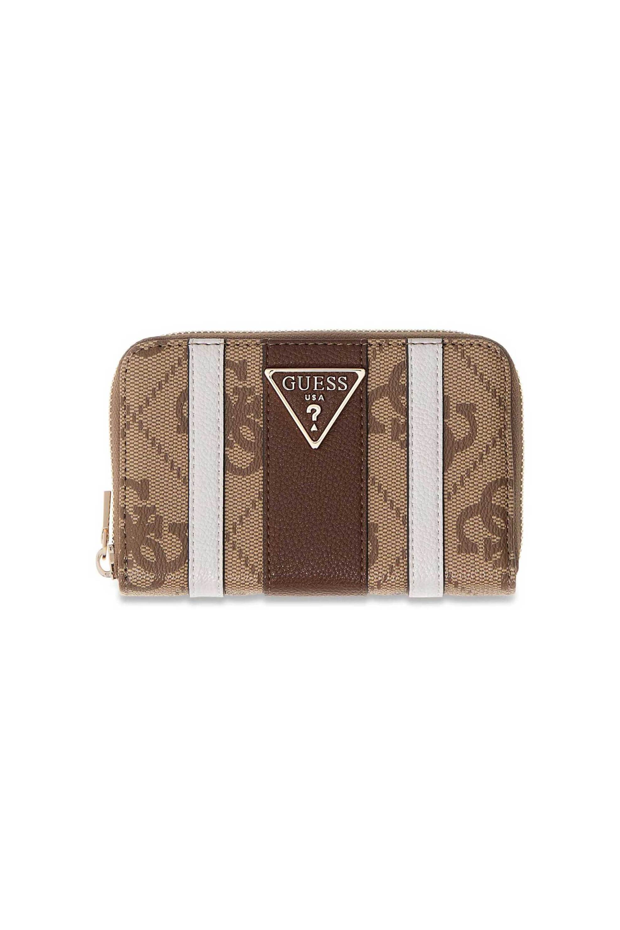Guess γυναικείο πορτοφόλι "Laurel II Medium" - SWSS7459140 Καφέ Latte