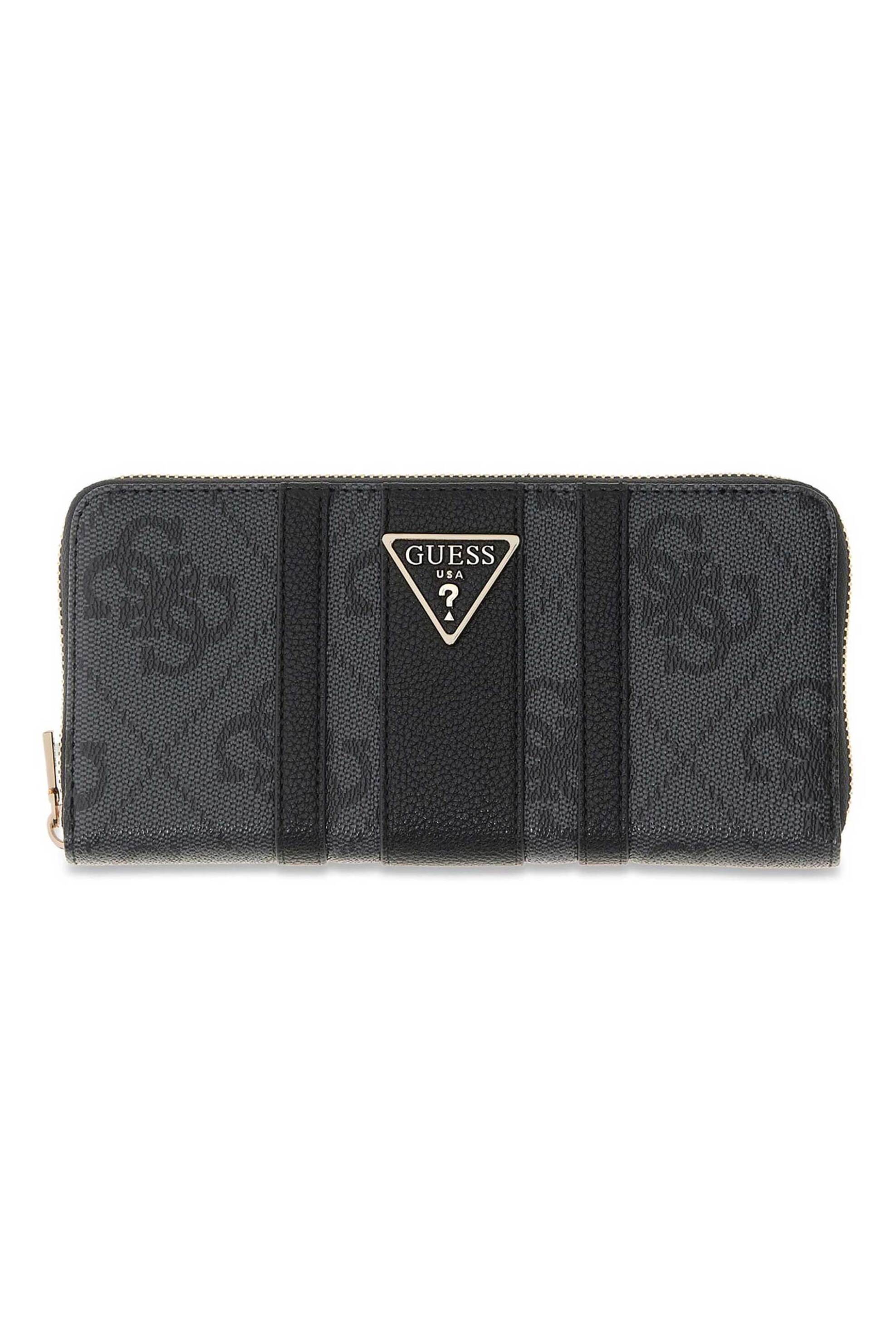 Guess γυναικείο πορτοφόλι "Laurel II Large" - SWSS7459146 Μαύρο
