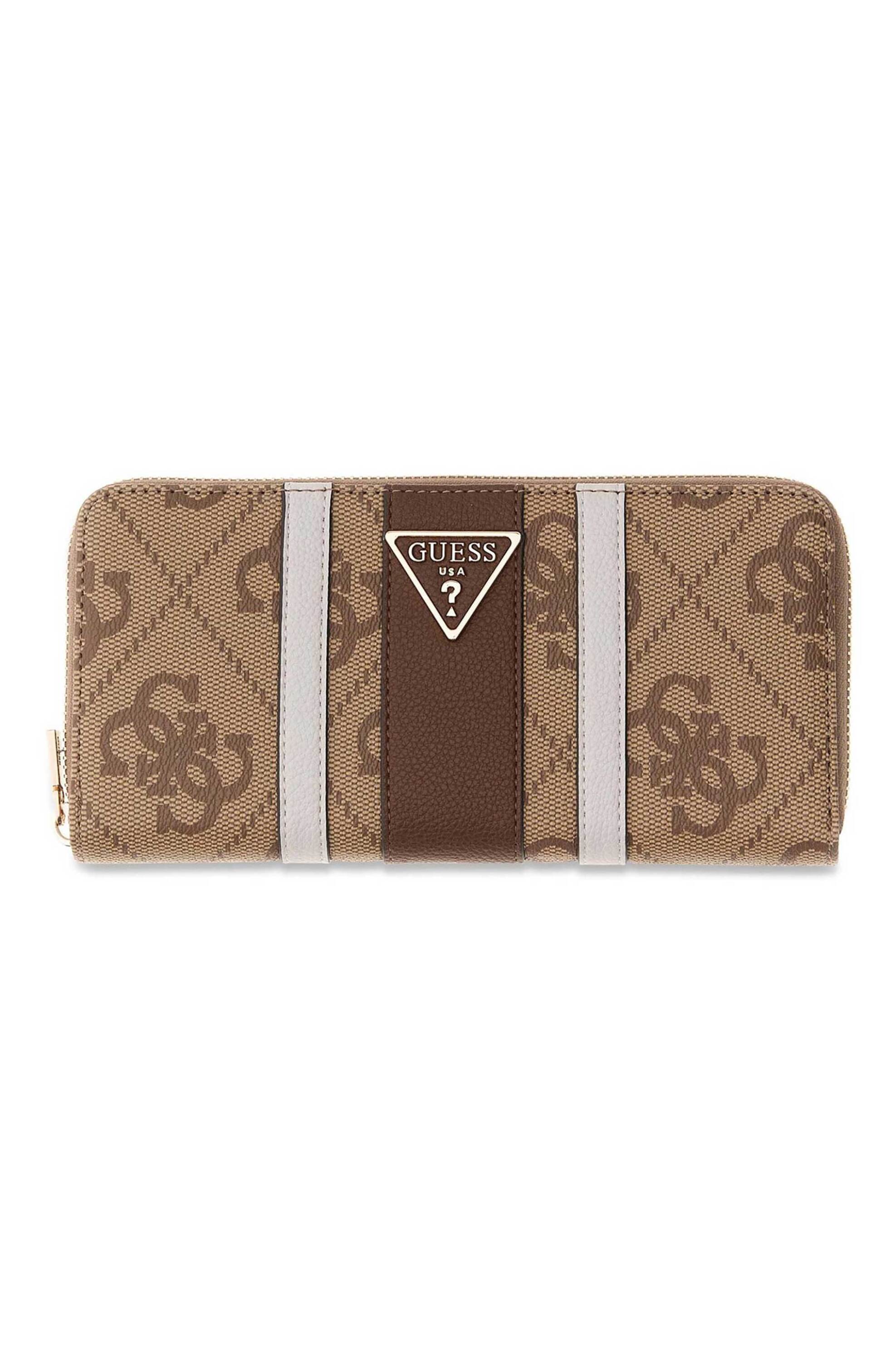 Guess γυναικείο πορτοφόλι "Laurel II Large" - SWSS7459146 Καφέ Latte