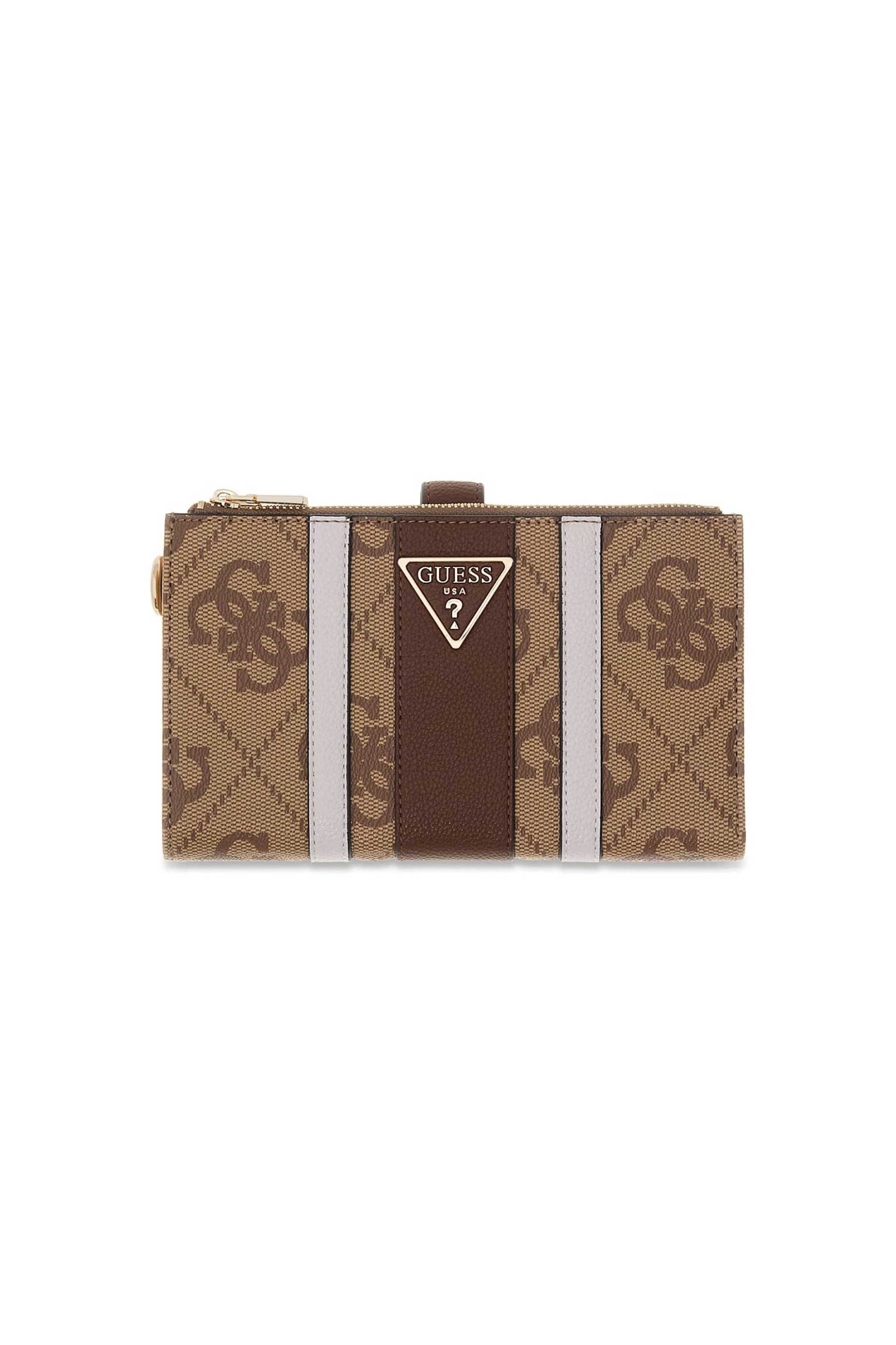Guess γυναικείο πορτοφόλι "Laurel II" - SWSS7459157 Καφέ Latte