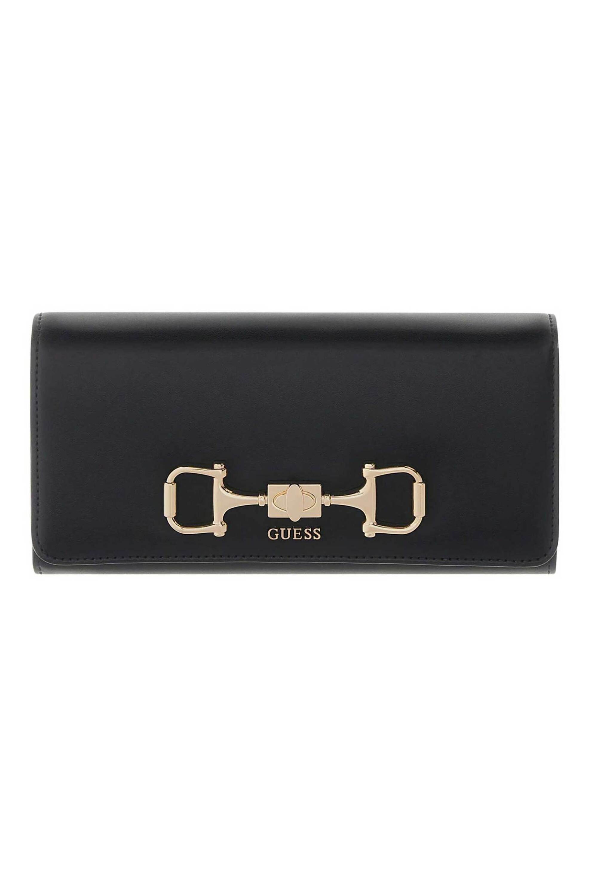 Guess γυναικείο πορτοφόλι "Janie" - SWVG9910155 Μαύρο